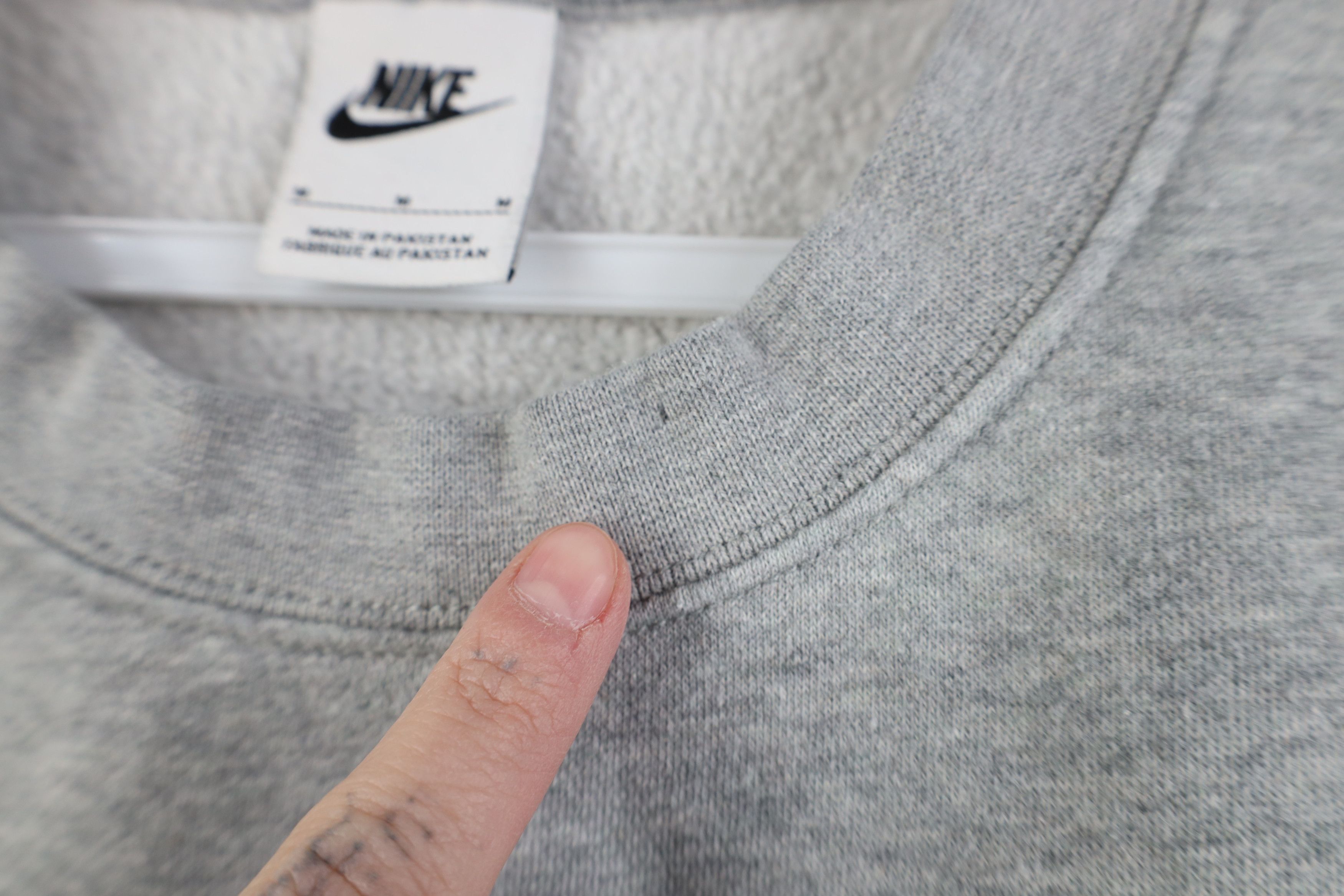 Nike Vintage Y2K Nike Center Swoosh Cropped Oversized Sweatshirt Size M / US 6-8 / IT 42-44 - 5 Thumbnail