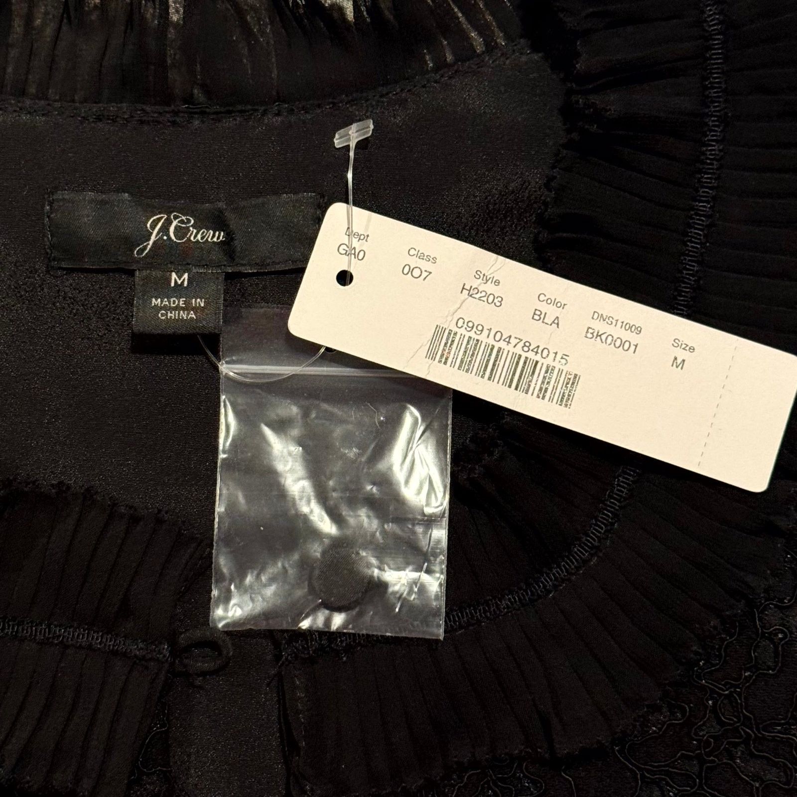 J.Crew NWT J Crew Lace Top Black Floral Sleeveless M Quiet Luxury Size M / US 6-8 / IT 42-44 - 3 Thumbnail