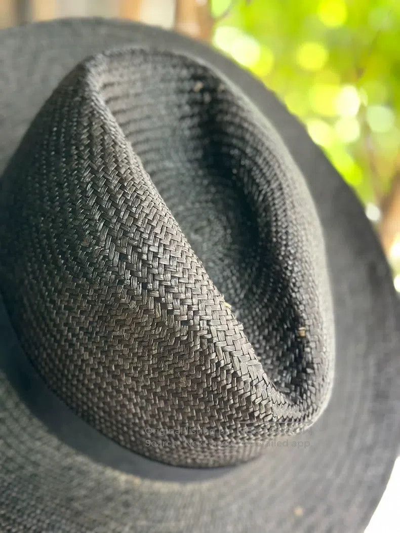 Yohji Yamamoto Yohji Yamamoto Dark Straw Hat Size ONE SIZE - 6 Thumbnail