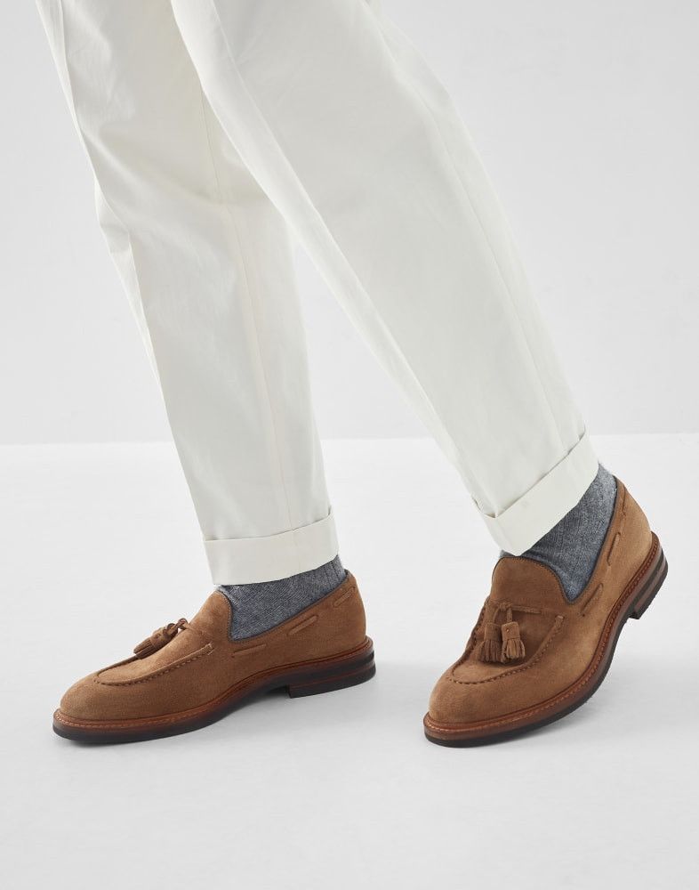 Brunello Cucinelli o1w1db10924 Loafer in Brown Size US 7 / EU 40 - 4 Thumbnail
