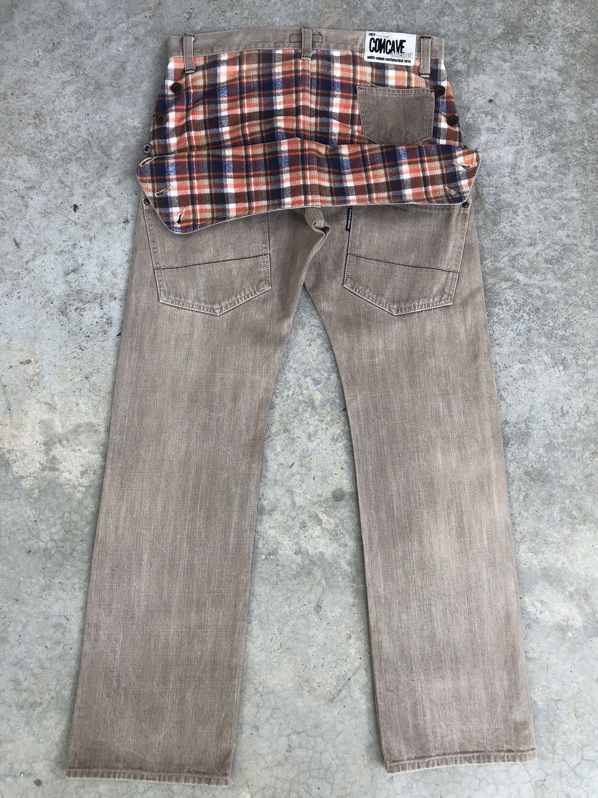Japanese Brand Japanese Concave attempt Distressed Jeans Size US 33 - 1 Thumbnail