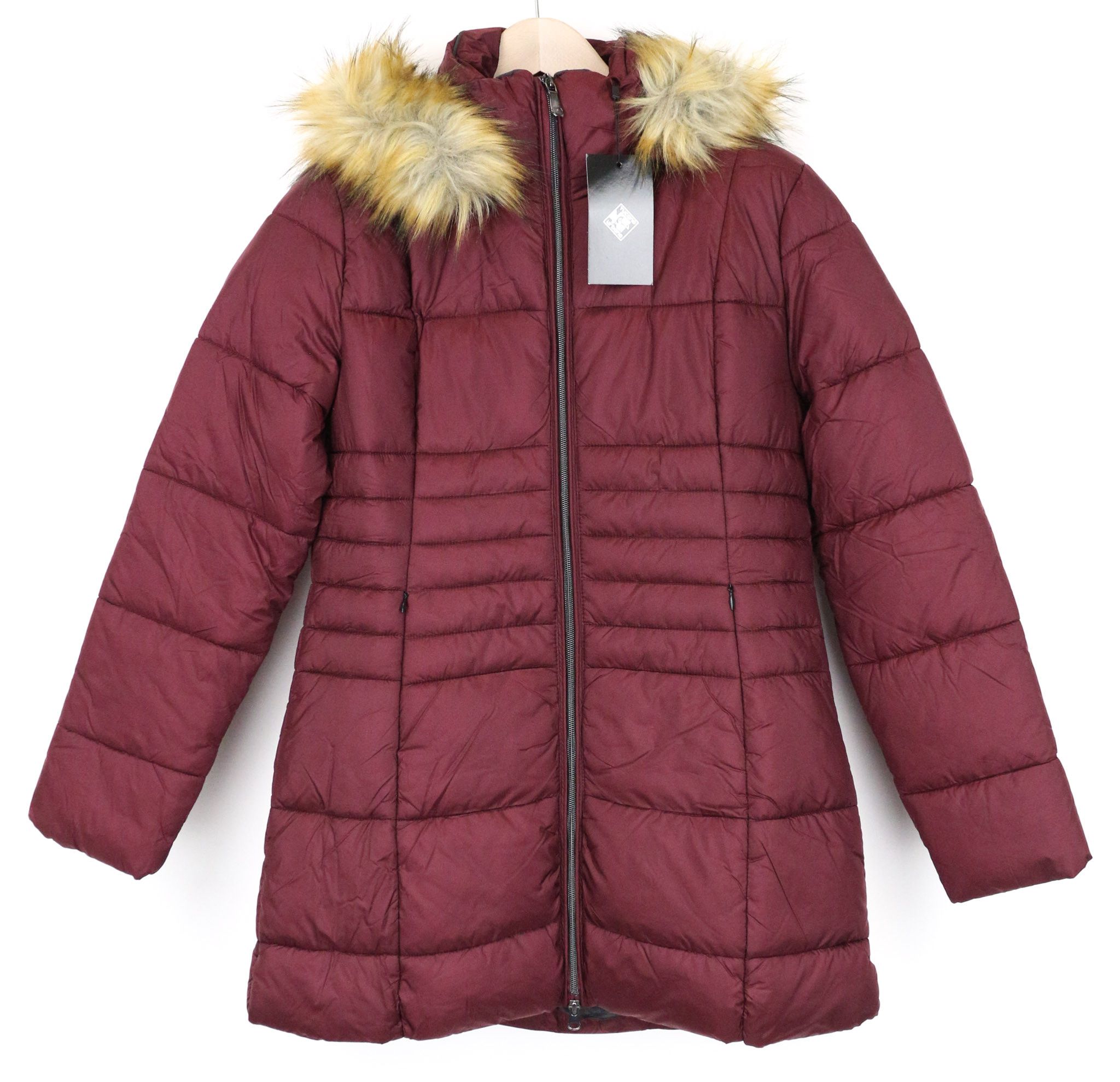 Other FURBET L Red Windproof Hooded Jacket 74443 Size L / US 10 / IT 46 - 1 Thumbnail