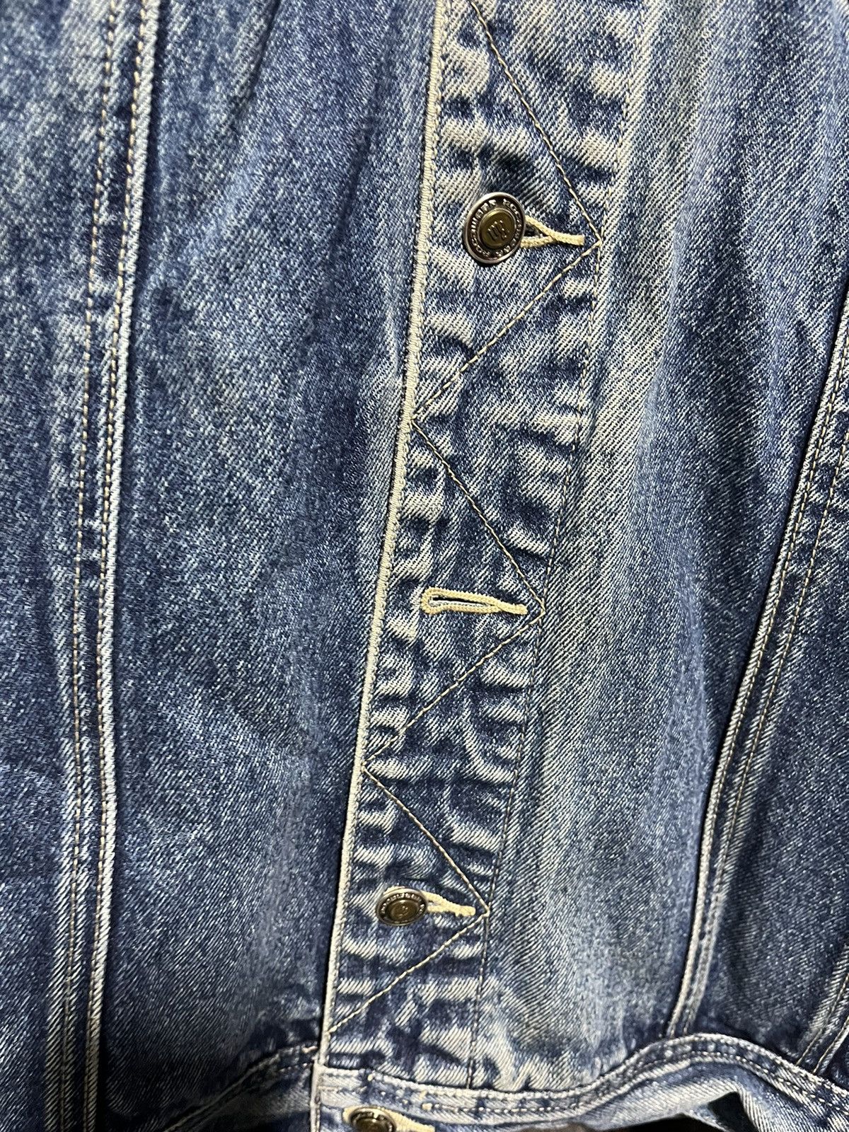 JNCO × Rocawear × Vintage Crazy Vintage Y2K Rocawear Hip-Hop Denim Trucker Jacket Size US XL / EU 56 / 4 - 4 Thumbnail