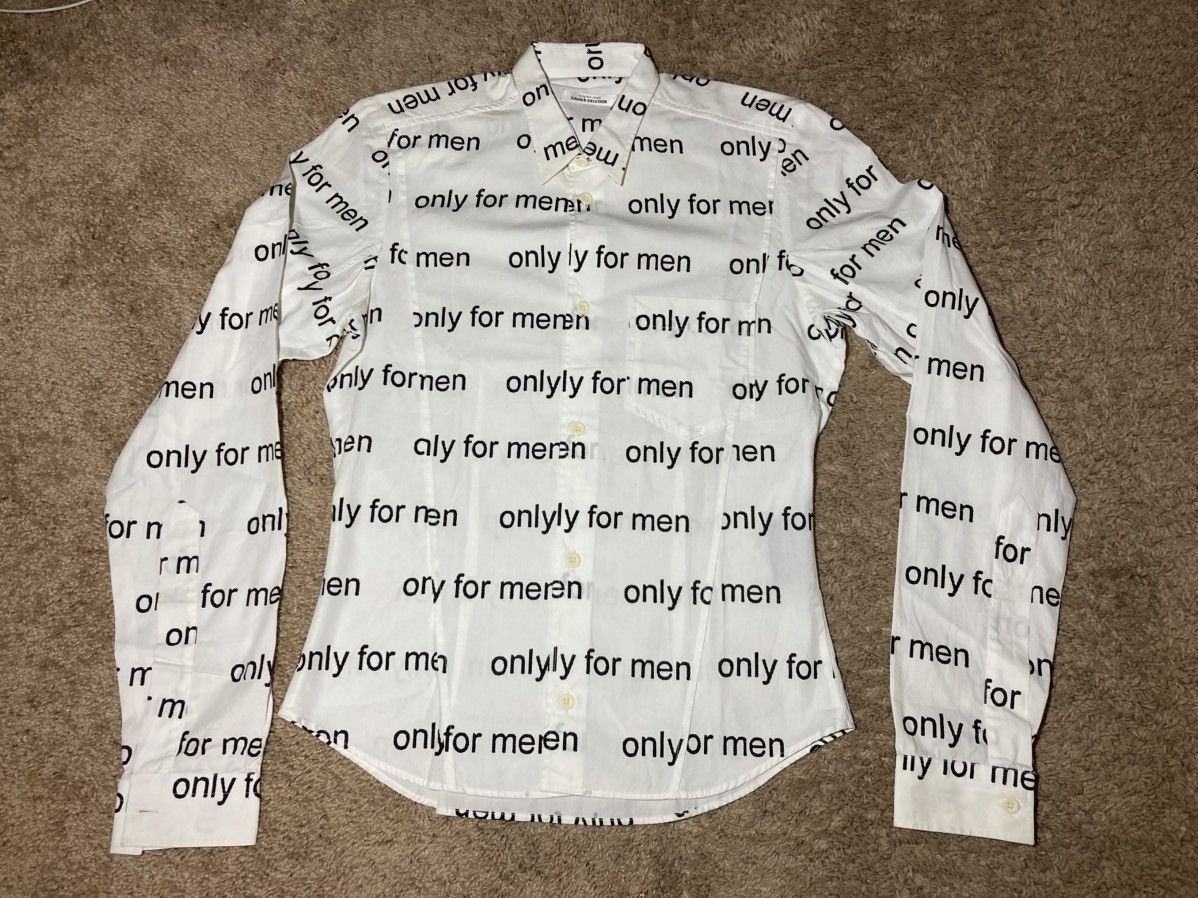 Xavier Delcour SS01 Xavier Delcour Only For Men Type Text Logo 2001 Antwerp Size US S / EU 44-46 / 1 - 2 Thumbnail