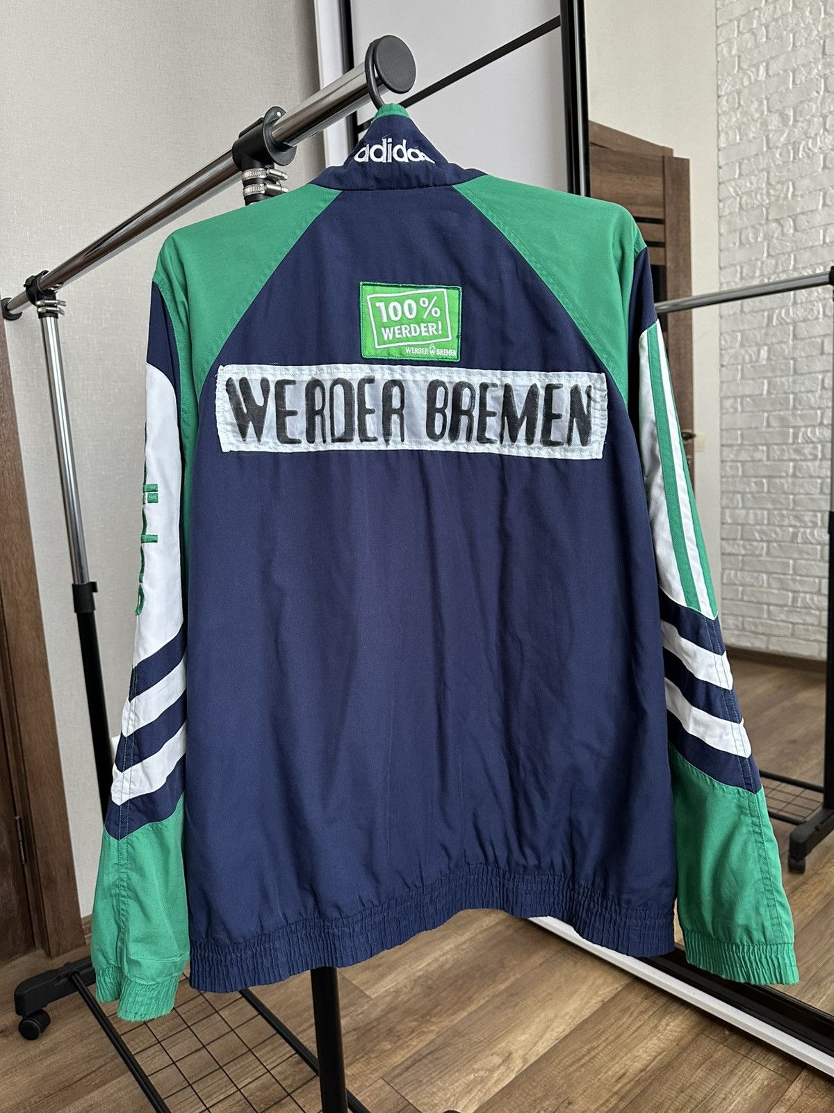 Adidas Werder Bremen Adidas Vintage Zip Jacket 90s Size US M / EU 48-50 / 2 - 6 Thumbnail
