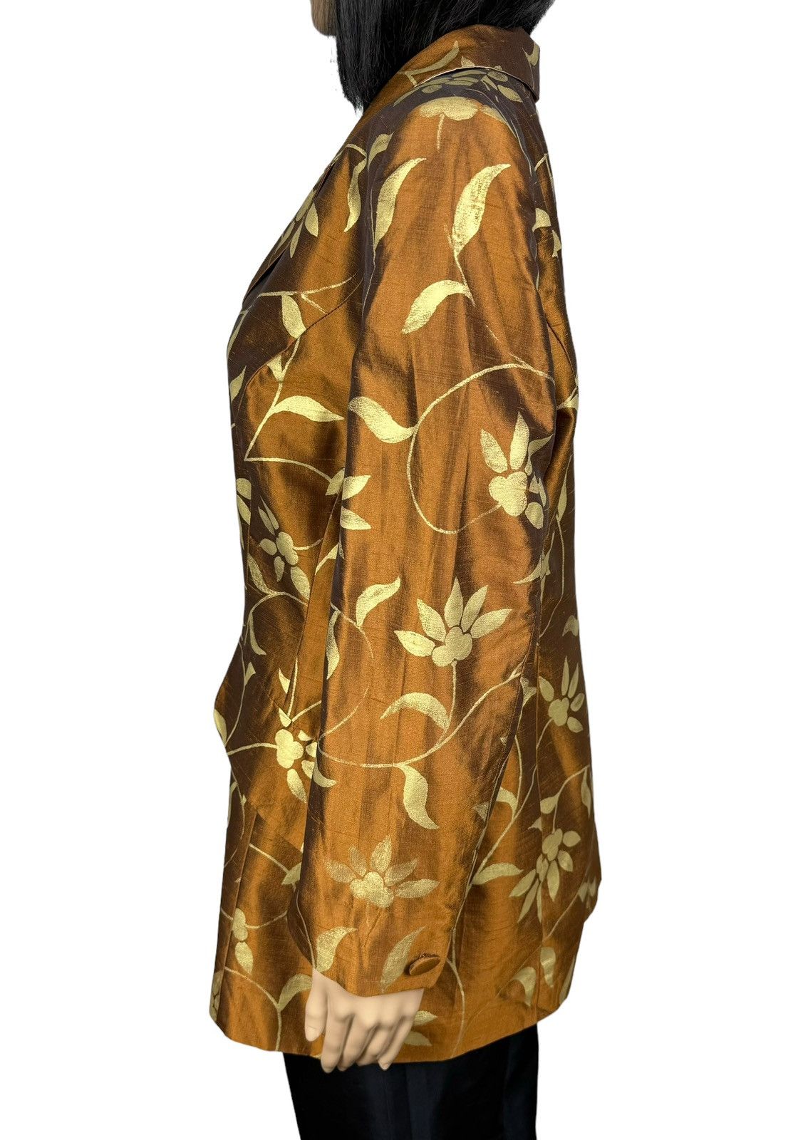 Escada × Vintage Escada Margaretha Ley Silk Blazer Floral Printed size 42 Size M / US 6-8 / IT 42-44 - 9 Thumbnail