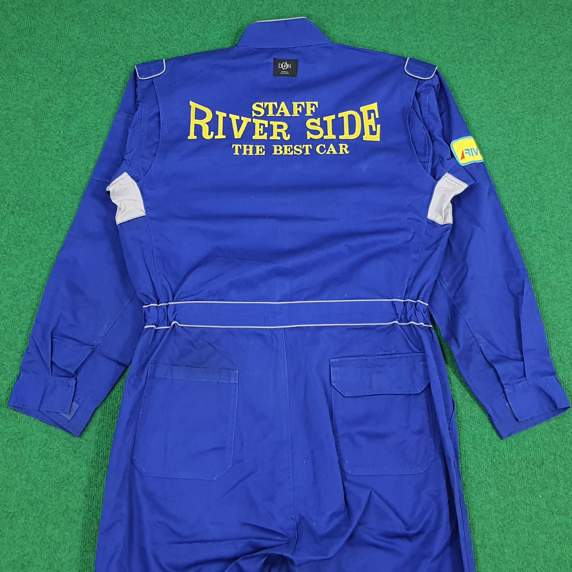 Vintage Vintage River Side Staff Racing Workwear Coverall Size US L / EU 52-54 / 3 - 1 Thumbnail