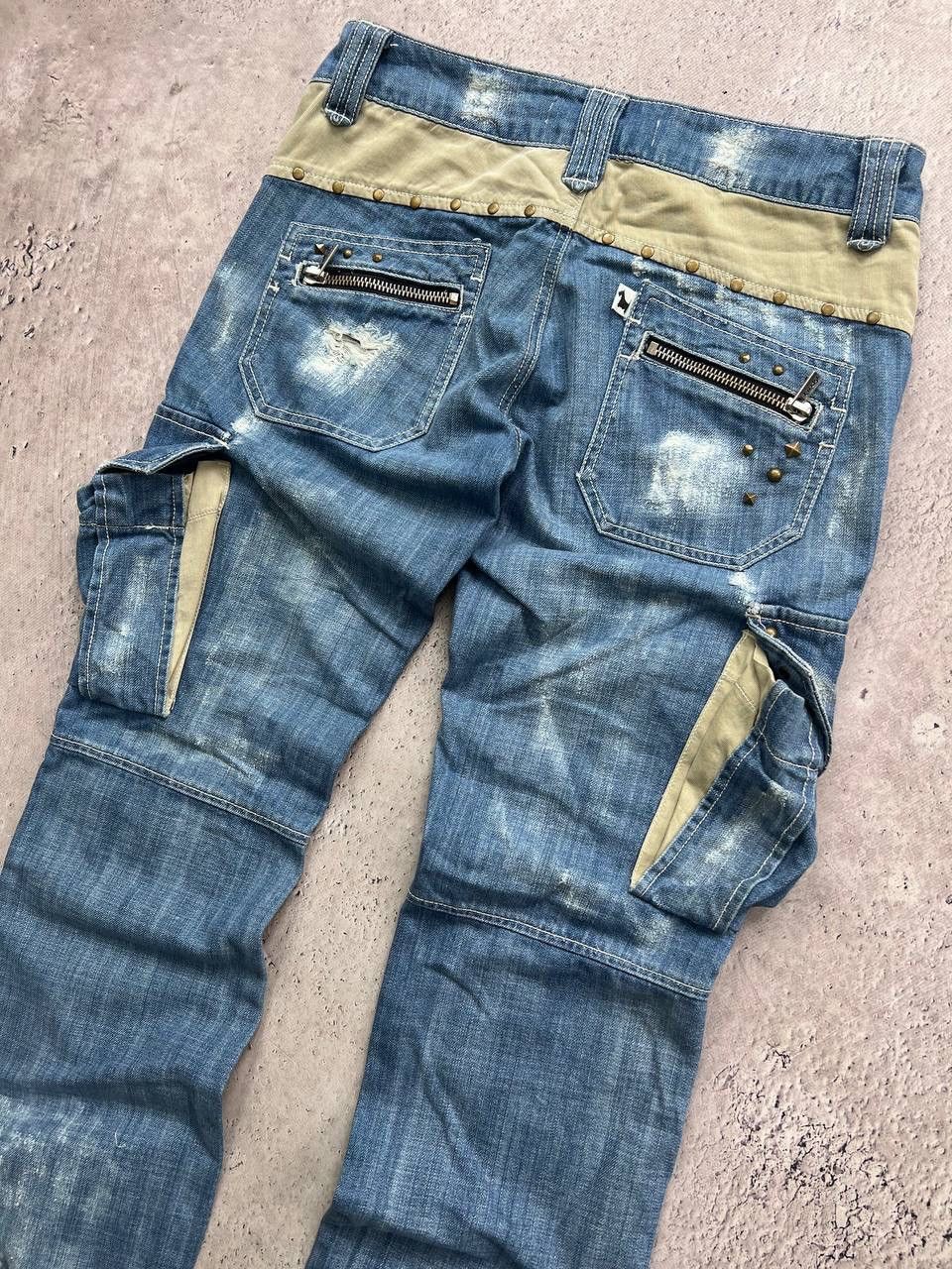 Japanese Brand Vintage Japanese Style Oversize Cargo Avant Garde Pants Size US 32 / EU 48 - 6 Thumbnail