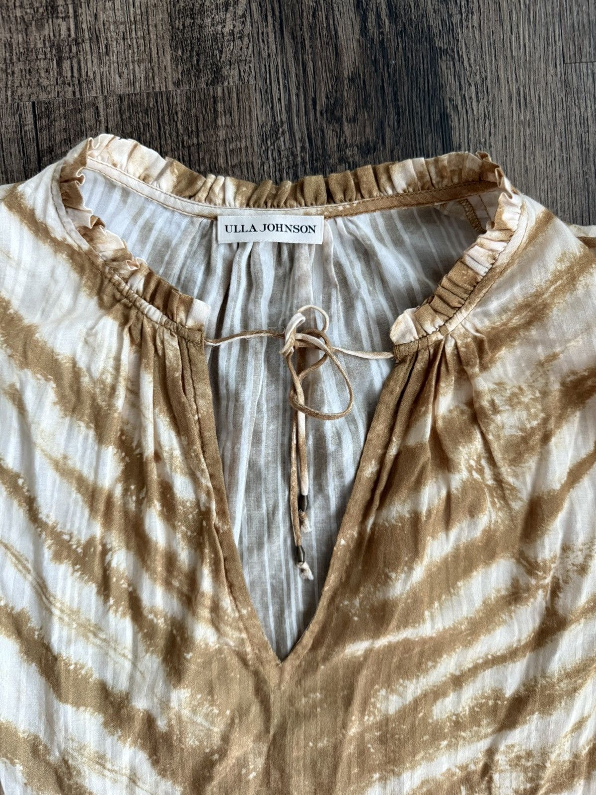 Ulla Johnson Ulla Johnson Brown Blouse 10 Size L / US 10 / IT 46 - 3 Thumbnail