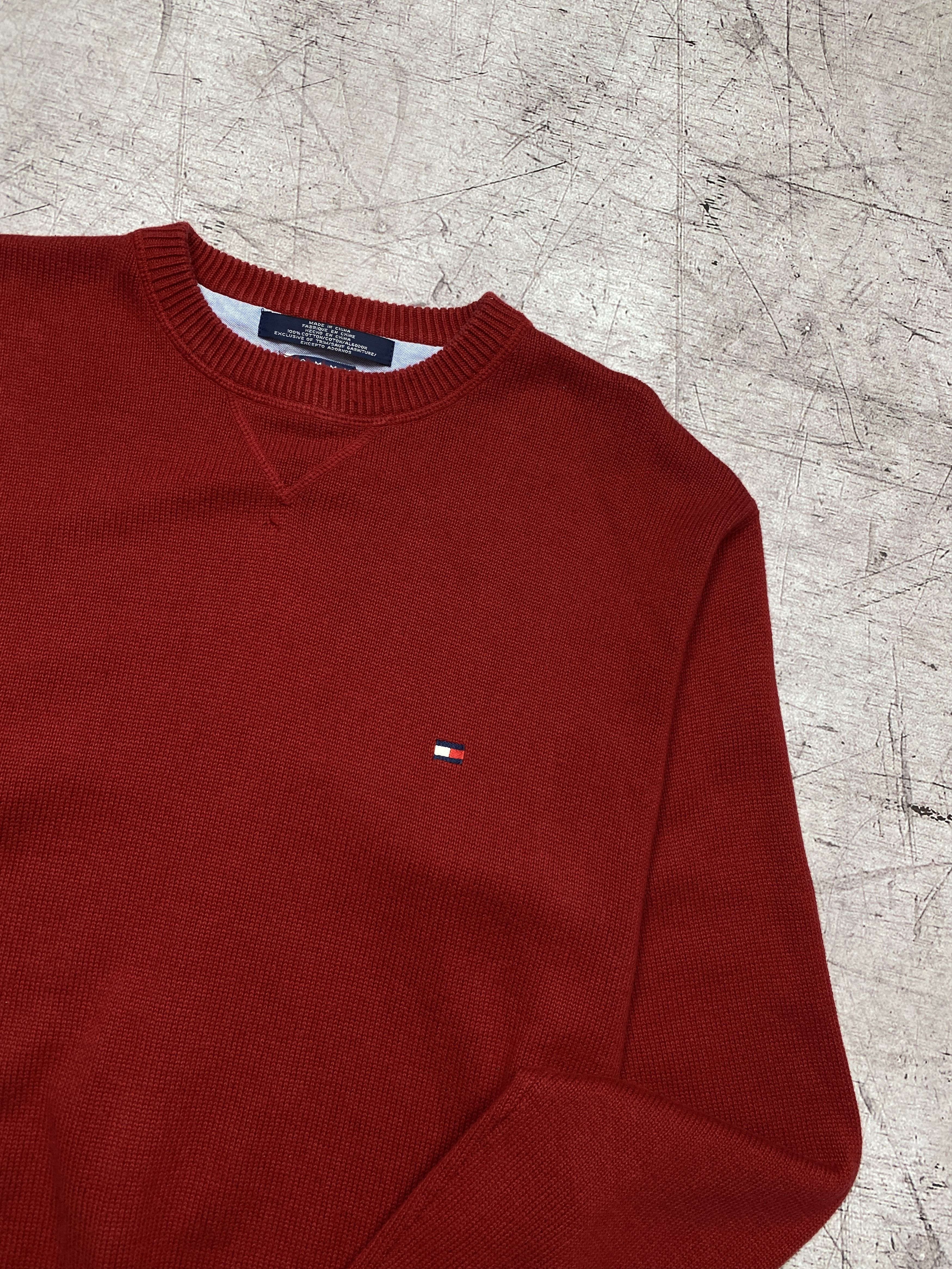 Tommy Hilfiger × Vintage Tommy Hilfiger Vintage Mens Knit Crew Neck Sweater Size US M / EU 48-50 / 2 - 2 Thumbnail