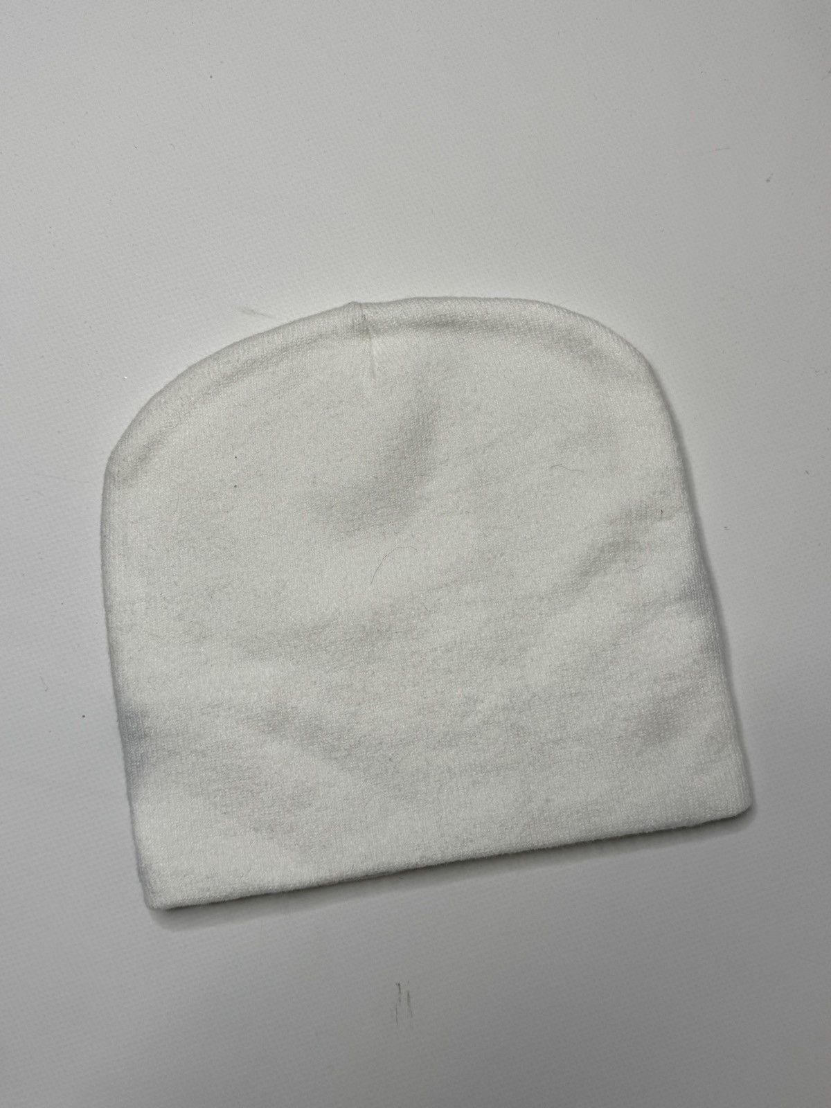 Vintage Top tier white beanie hat swag skater streetwear drip y2k Size ONE SIZE - 4 Thumbnail