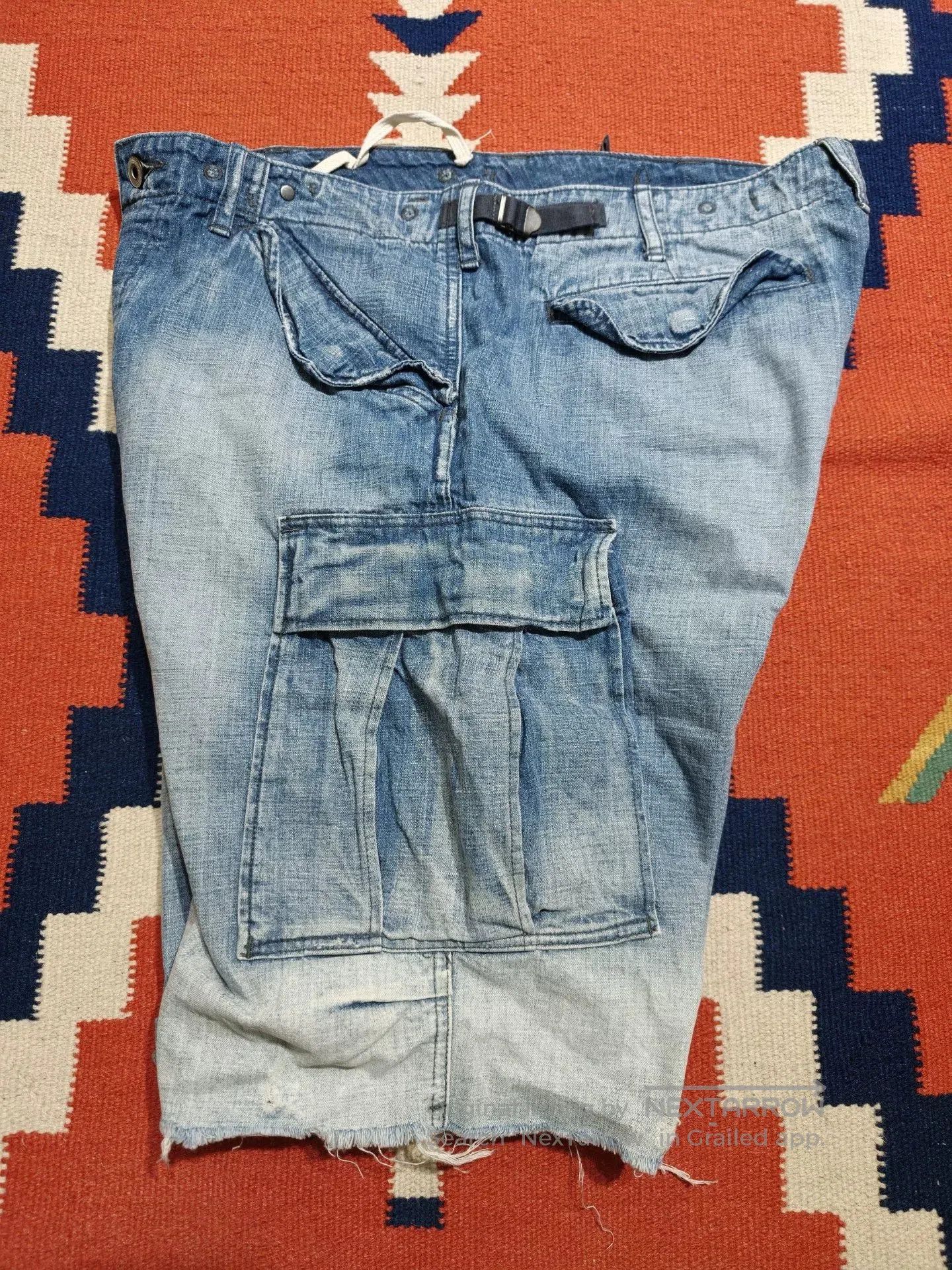 Other Ralph Lauren Distressed Denim Shorts. Size US 34 / EU 50 - 4 Thumbnail