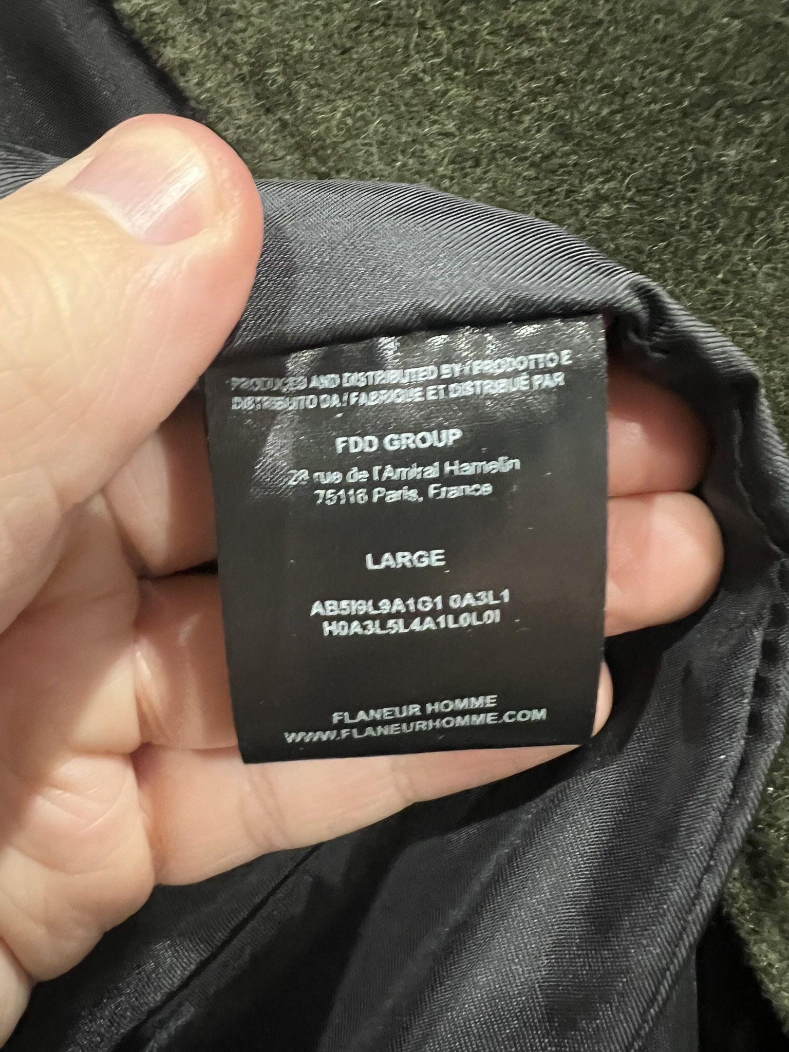 Other Flaneur Homme Varsity / Teddy Jacket - Virgin Wool Size US L / EU 52-54 / 3 - 4 Thumbnail