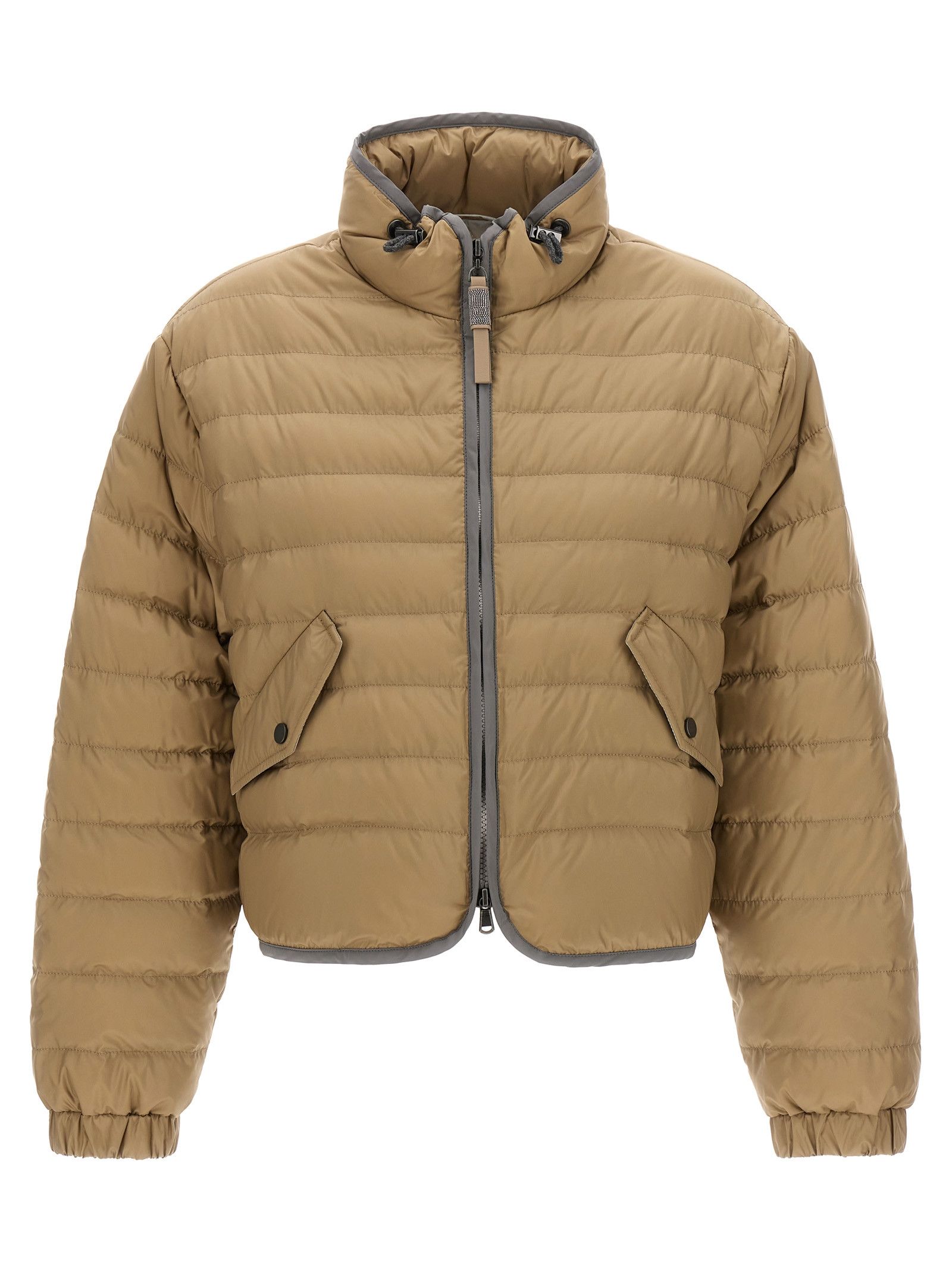 ダウンジャケット・コート BRUNELLO CUCINELLI Monile down jacket Nylon down jacket for Man in Indigo | Brunello Cucinelli