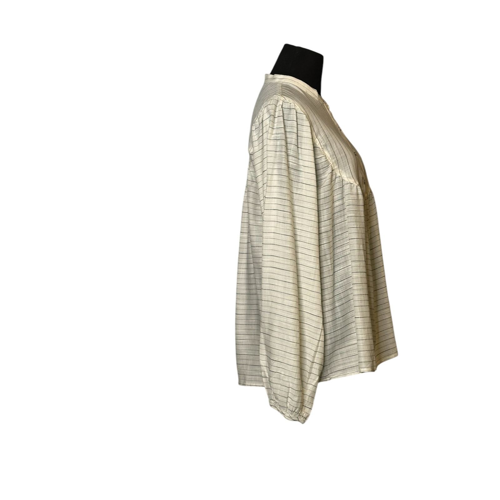 H&M H&M white black stripes long sleeves tunic blouse size 8 Size M / US 6-8 / IT 42-44 - 9 Thumbnail