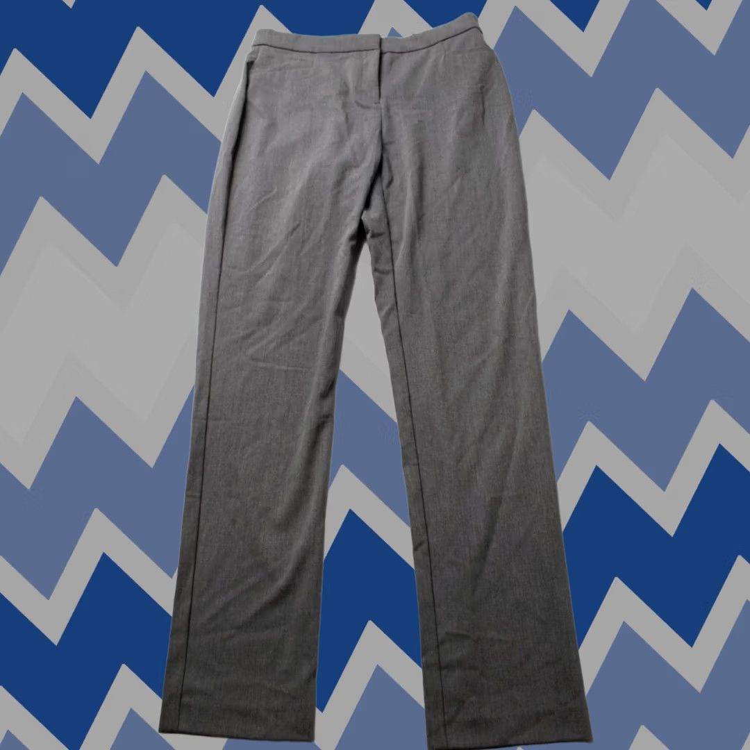 Alfani VINTAGE Alfani Women's Modern Essential Straight Leg Pants JL3 Pepper Gray Size 6 NWT Size 28" / US 6 / IT 42 - 1 Thumbnail