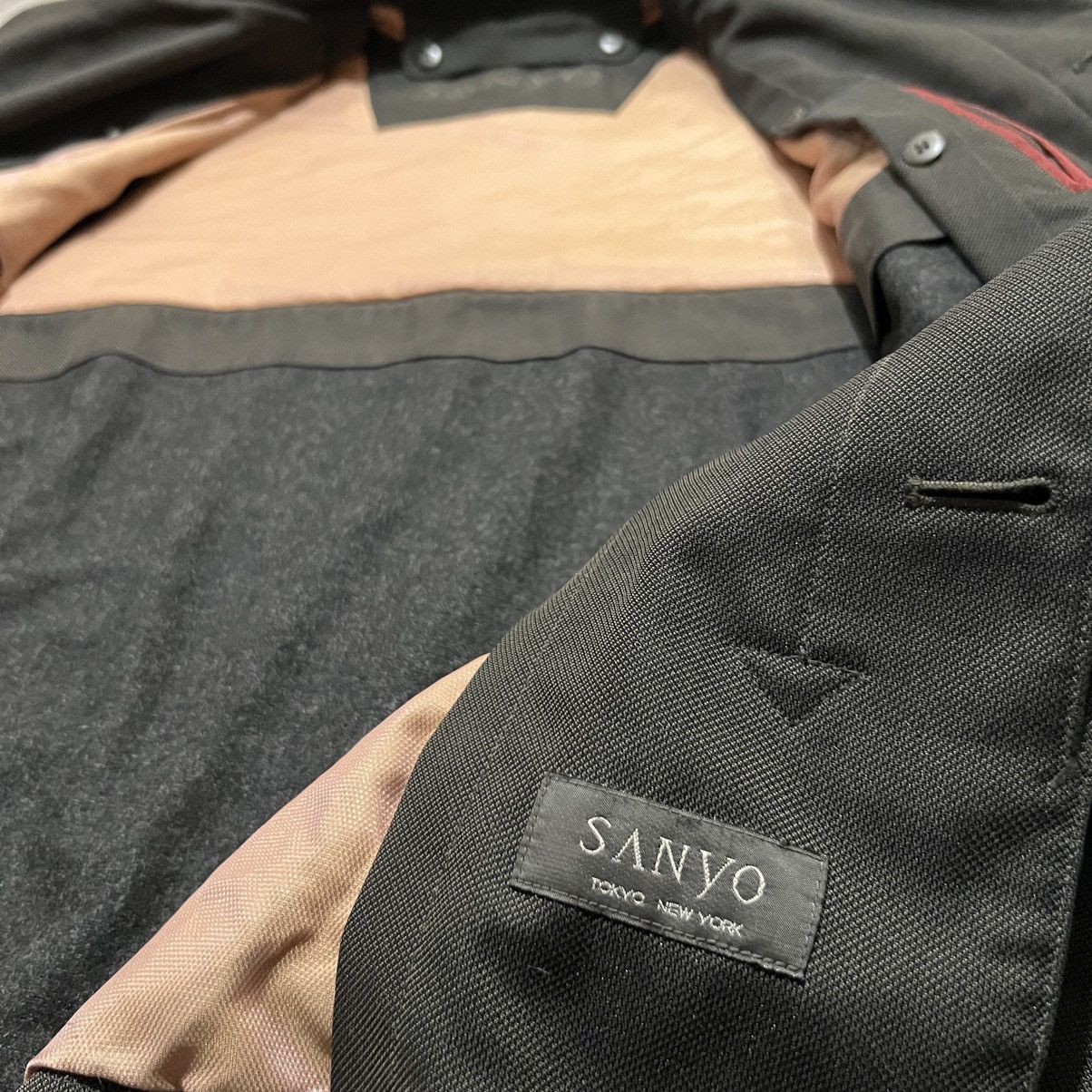 Sanyo Sanyo New York Anti-Magnetic Shield Wool Button Trench Coat Size US L / EU 52-54 / 3 - 4 Thumbnail