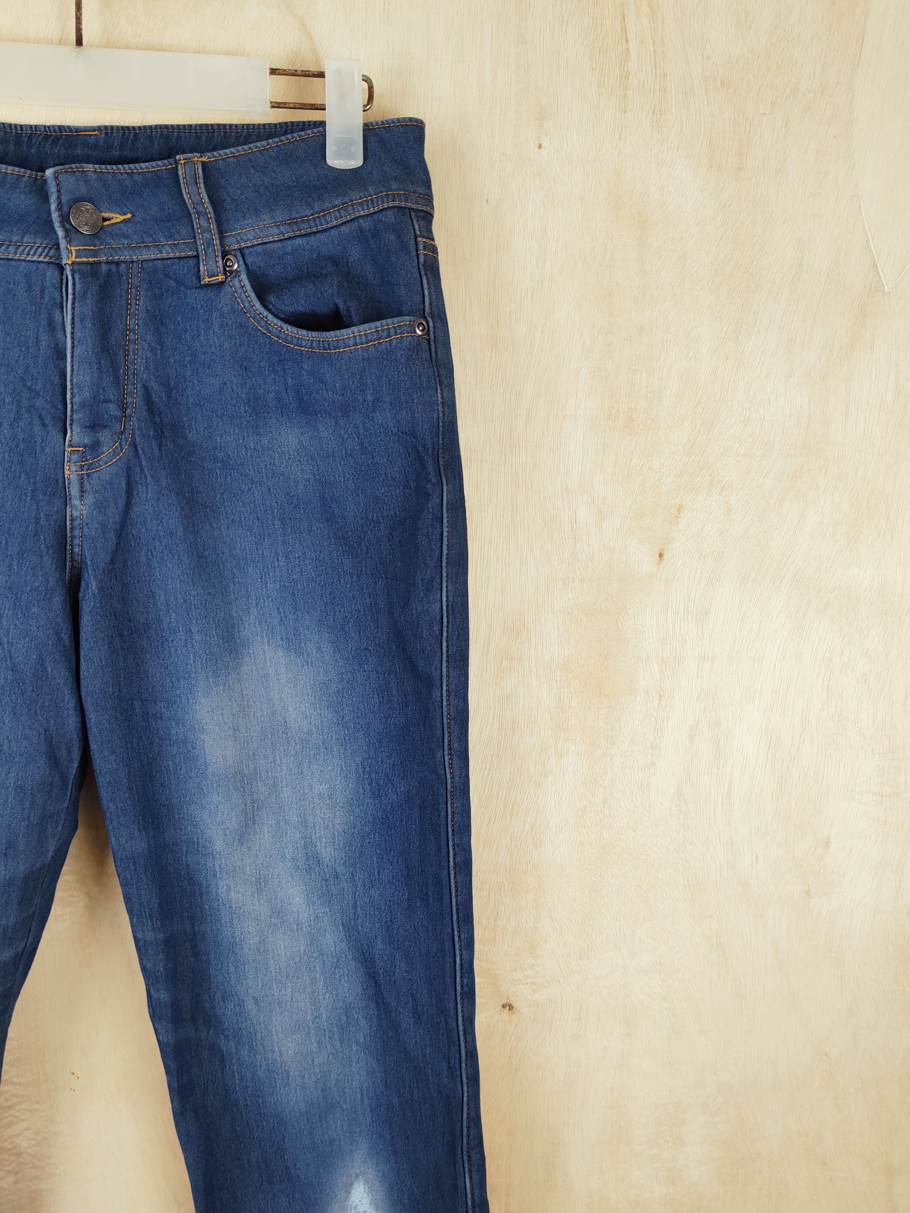 Japanese Brand Japanese Brand Blue Distressed Ripped Soft Jeans #S2502 Size 30" / US 8 / IT 44 - 5 Thumbnail