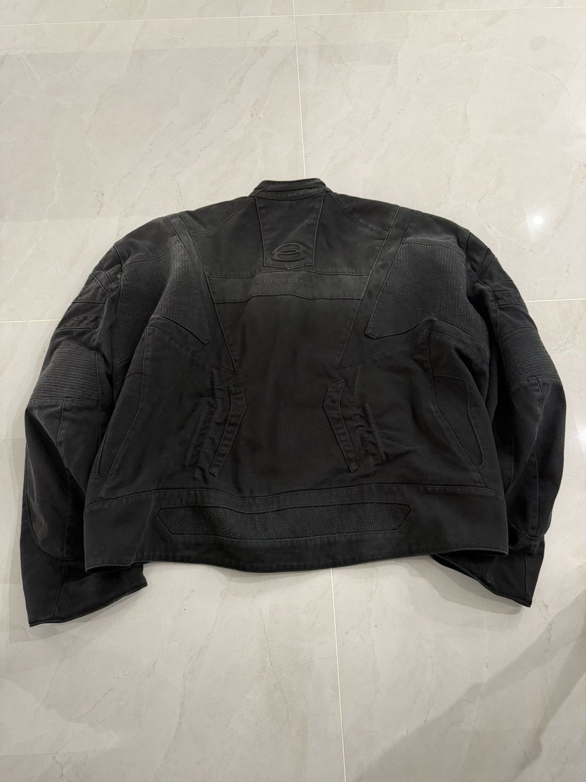 Balenciaga Balenciaga Runway Denim Unity Racer Jacket Sz.1 Size US S / EU 44-46 / 1 - 3 Thumbnail
