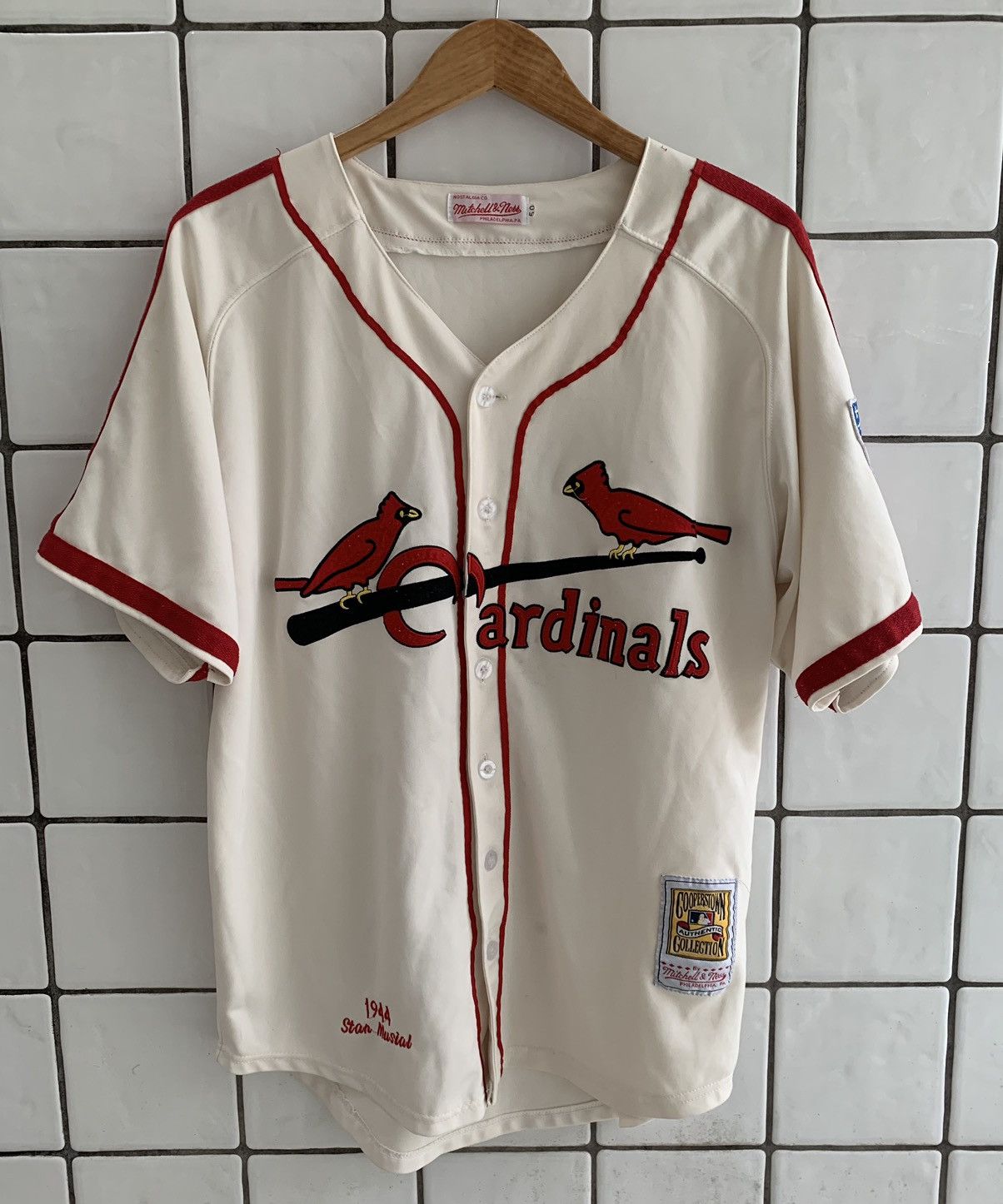 NWT AUTHENTIC MITCHELL AND NESS STAN MUSIAL 1944 ST. LOUIS