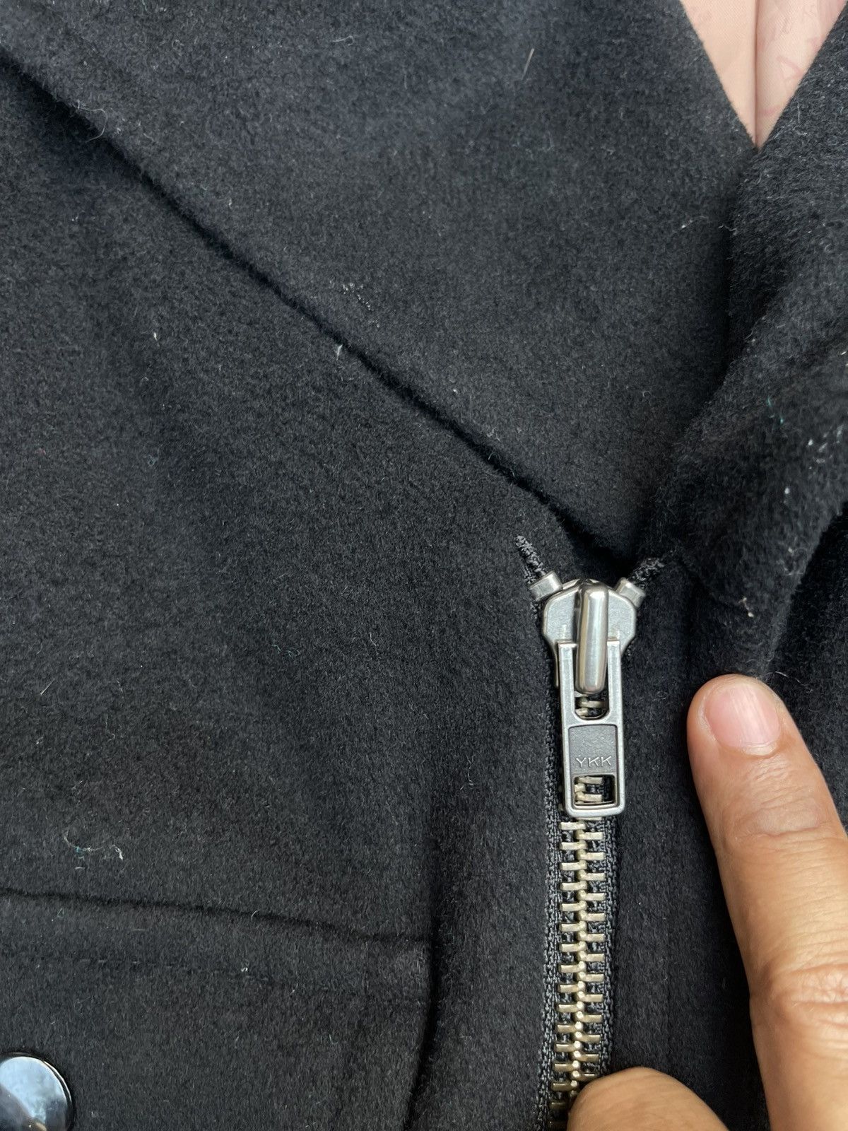 Japanese Brand × MOUSSY Moussy Black Fur Jacket - Cozy & Trendy Outerwear Size S / US 4 / IT 40 - 4 Thumbnail
