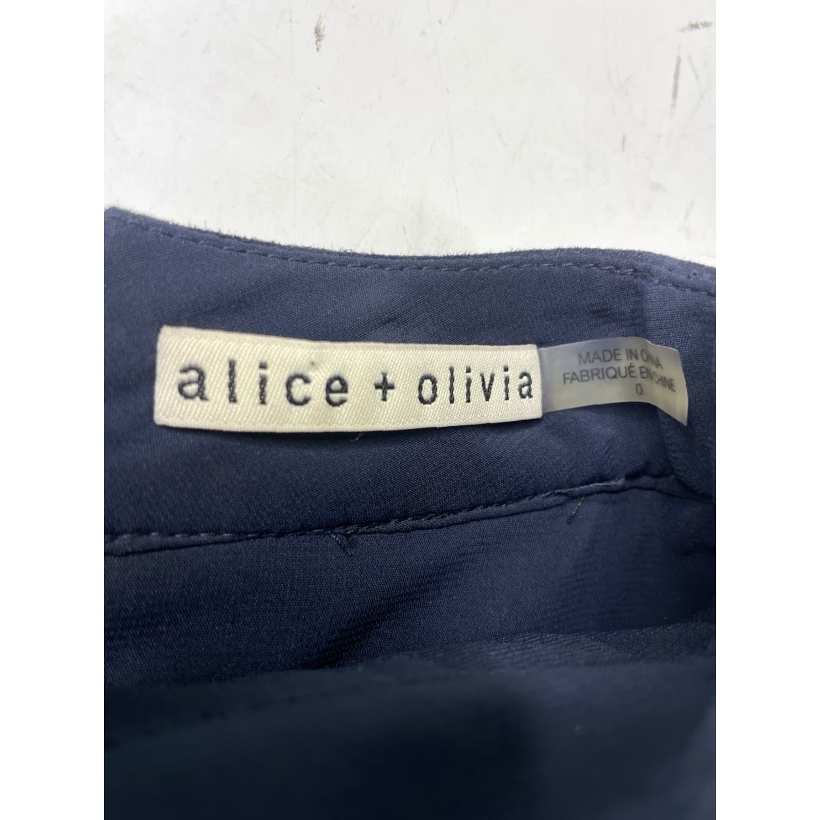 Alice + Olivia Alice + Olivia Skirt Mini Pleated Suede Leather Blue Size 0 Women Short City Vintage No (used) Size 25" / US 0 / IT 36 - 4 Thumbnail
