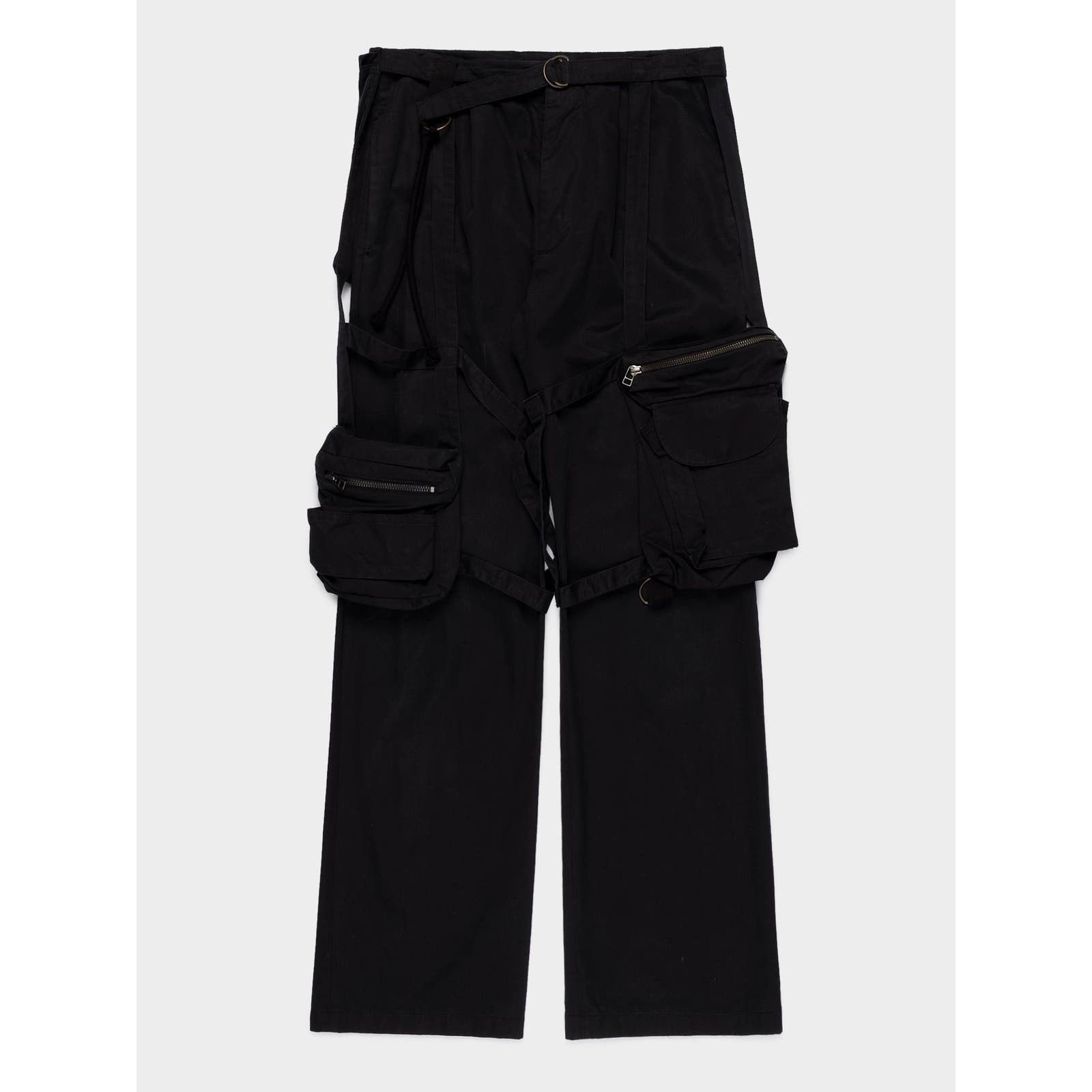 Image of Raf Simons 'redux' Consumed Cargos in Black, Men's (Size 30)