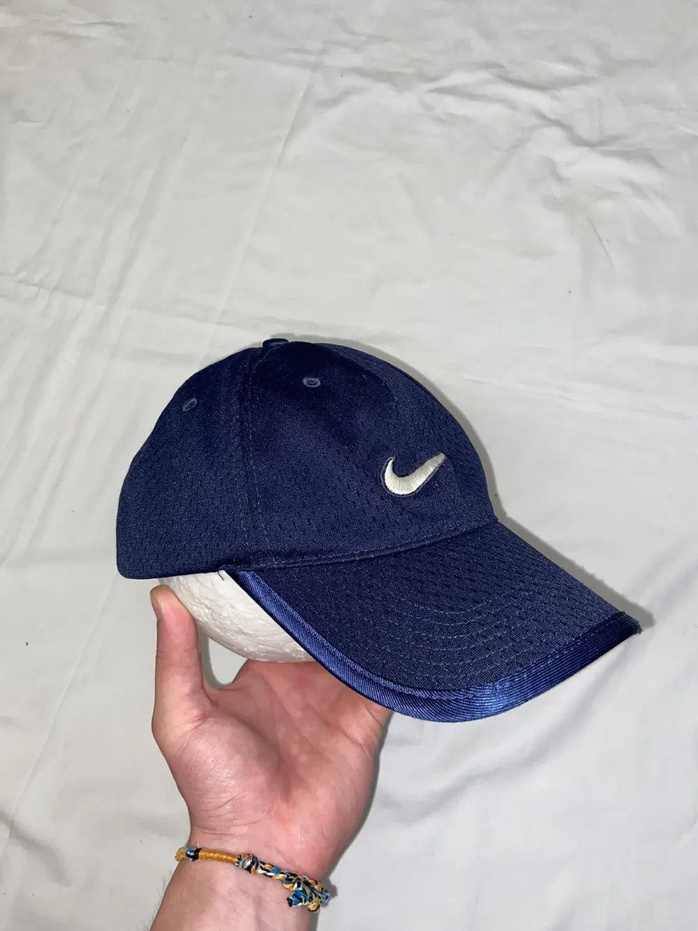 Nike VINTAGE 90S Y2K NIKE NYLON DRILL CAP HAT CENTER SWOOSH SKATE Size ONE SIZE - 7 Thumbnail