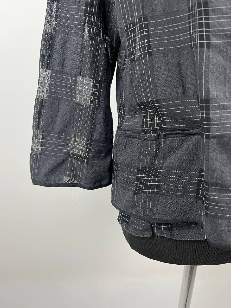 Annette Gortz Annette Görtz Plaid Blazer Avant Garde Hook Fastening Size XS / US 0-2 / IT 36-38 - 7 Thumbnail