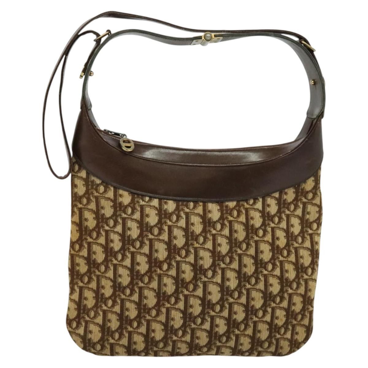 Dior DIOR Trotter Canvas Shoulder Bag Brown Size ONE SIZE - 2 Thumbnail