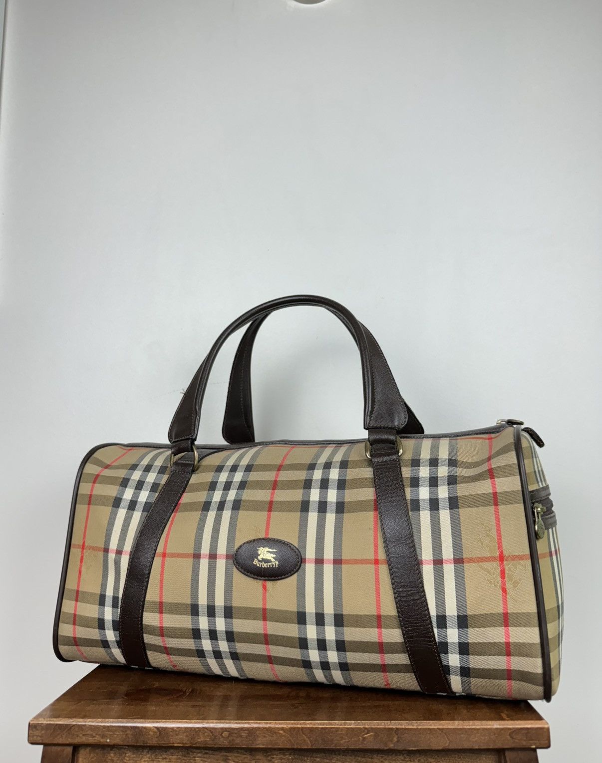 Burberry Vintage Burberry Boston duffle/travel bag | Grailed