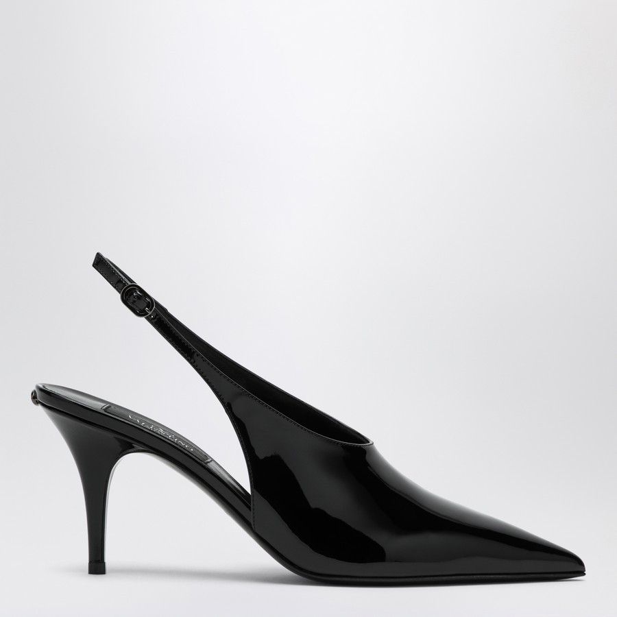 Valentino o1d2blof1024 Leather Slingback in Black Size US 9 / IT 39 - 1 Thumbnail