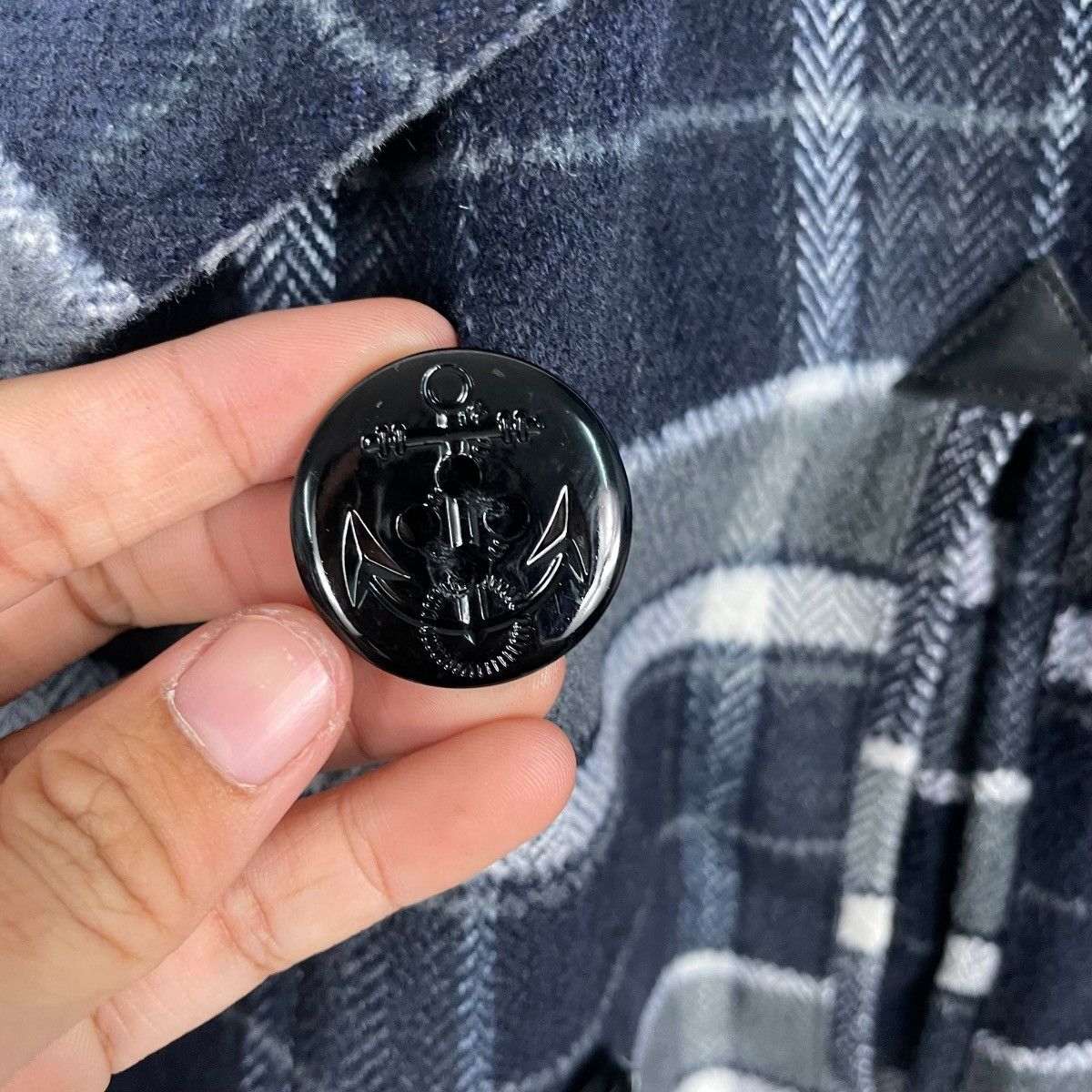 Japanese Brand Octopus Army Tartan Double Breasted Jacket Size US M / EU 48-50 / 2 - 14 Thumbnail