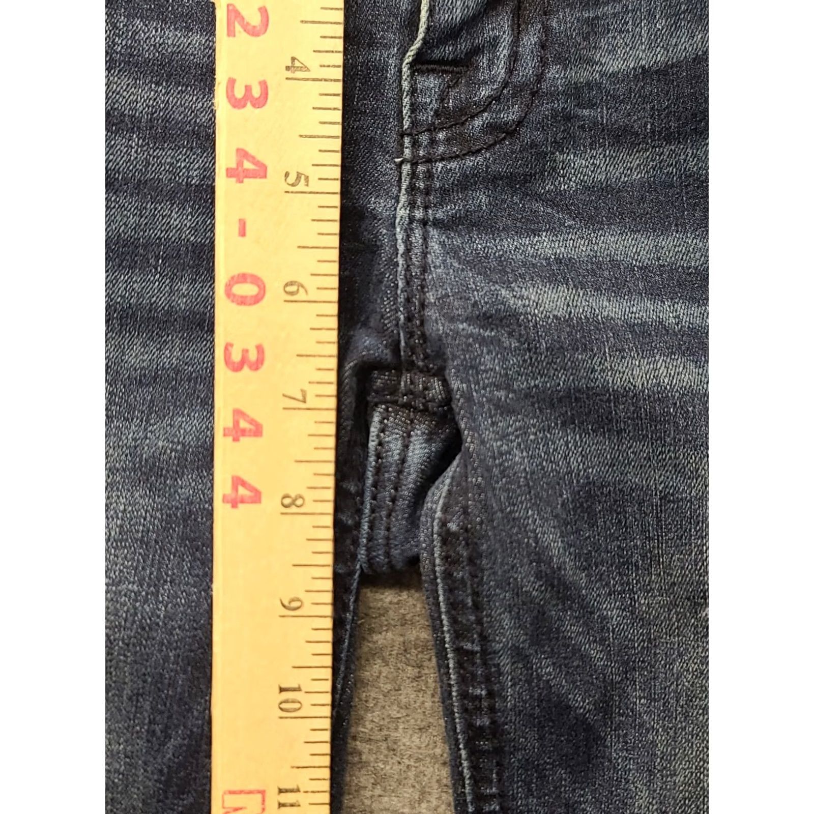 Miss Me Miss Me Jeans Womens 24x30 Skinny Rise Ankle Stretch Distressed Denim 5-Pocket Blue Cowboy Western Y2K Shirt? Size 42" / US 20 - 5 Thumbnail