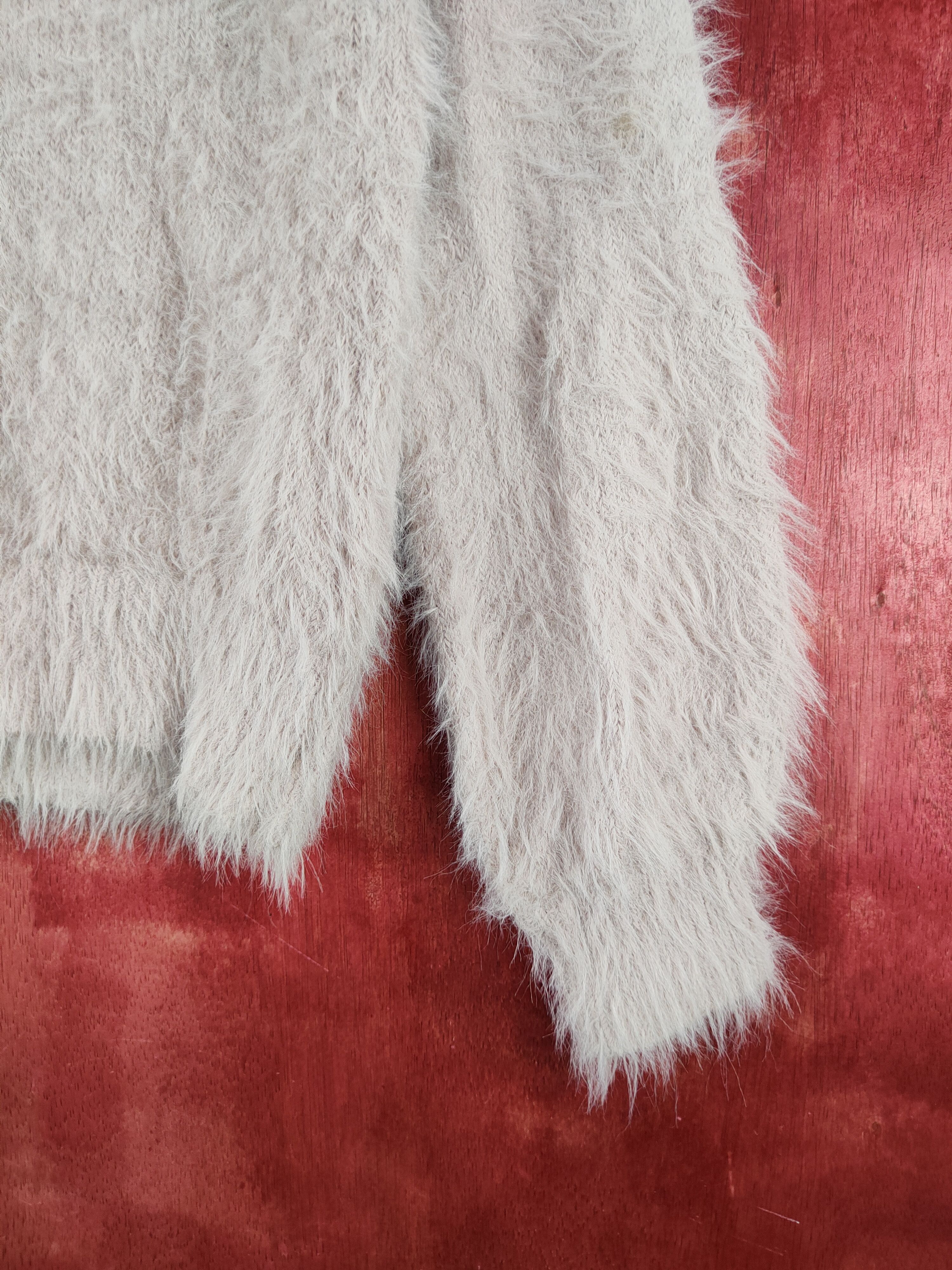 Homespun Knitwear × Japanese Brand Khalita Pink Shag Shaggy Fur Mohair Knitwear #S2075 Size S / US 4 / IT 40 - 6 Thumbnail