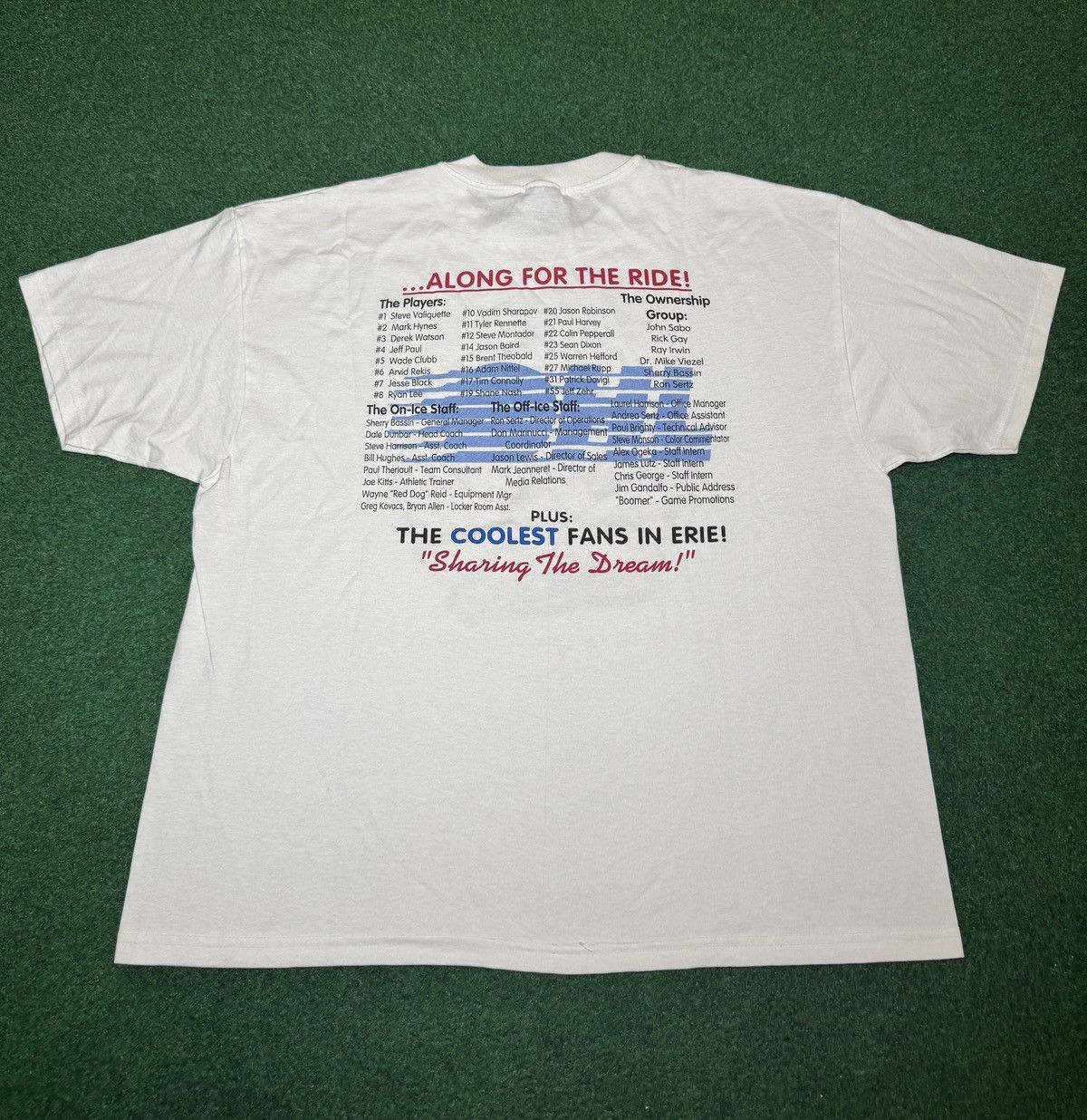 Vintage Erie Otters Ontario Hockey League Vintage 90s XL T Shirt Size US XL / EU 56 / 4 - 4 Thumbnail