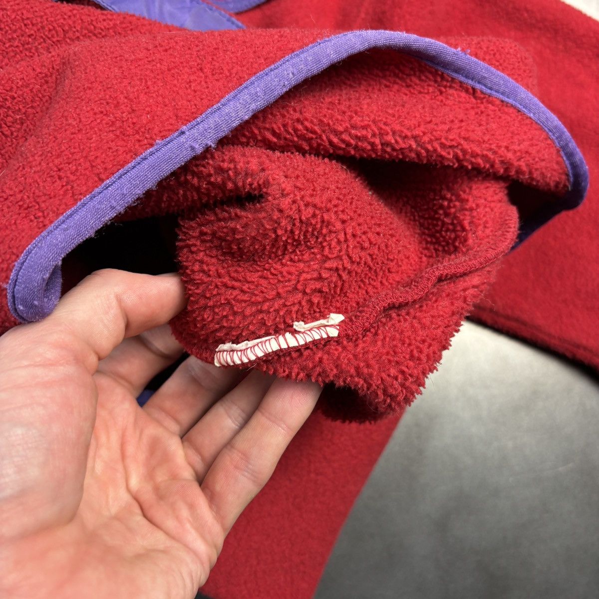 Patagonia × Vintage Vintage Patagonia Synchilla Fleece Pullover 1990s Quarter Size US M / EU 48-50 / 2 - 5 Thumbnail