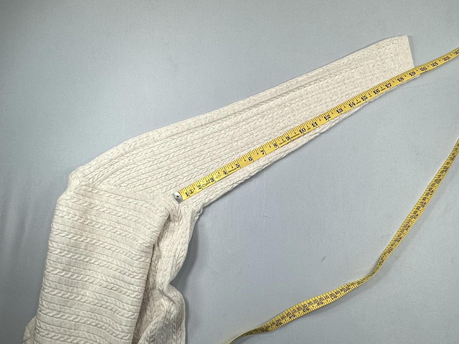 Tommy Hilfiger Tommy Hilfiger Cable Knit Pullover Sweater White Mens Large Size US L / EU 52-54 / 3 - 5 Thumbnail