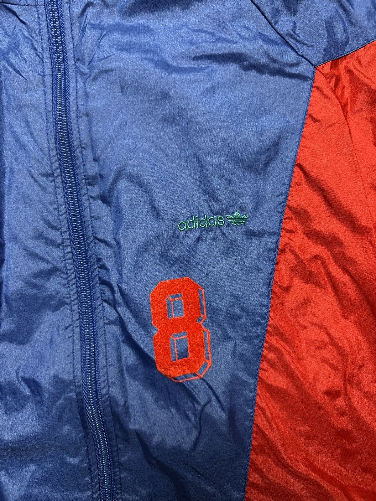 Adidas Vintage Adidas Track Jacket 80’s 90s Nylon Retro Windbreaker Size US XL / EU 56 / 4 - 12 Thumbnail