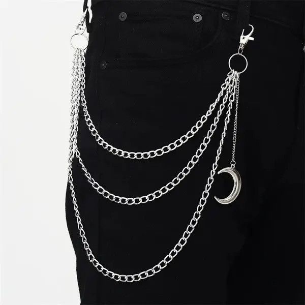 Jewelry Triple Layer Croissant Pant Chain Size ONE SIZE - 1 Thumbnail
