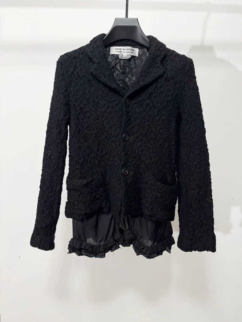 Comme des Garcons Comme Des Garcons Lace ruffled blazer Size XS / US 0-2 / IT 36-38 - 1 Thumbnail