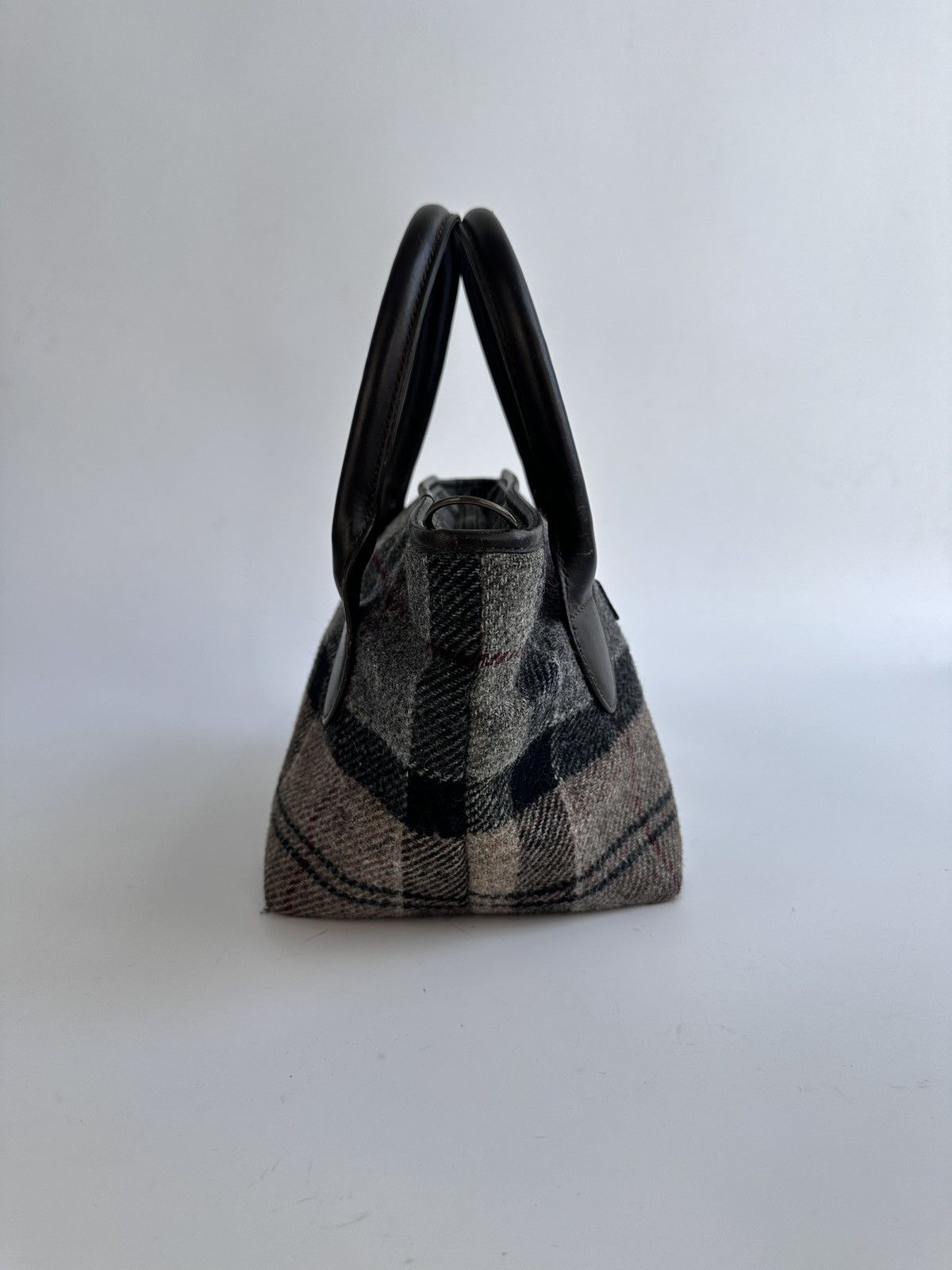 Barbour Barbour Winter Tartan Wool Tote Bag Plaid Check Handbag Size ONE SIZE - 5 Thumbnail