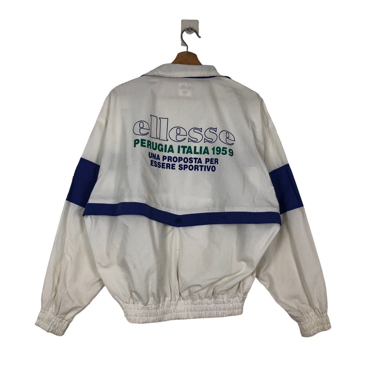 Japanese Brand 🔥90’s VINTAGE BOMBER JACKET ELLESSE BIG LOGO STREETWEAR Size US L / EU 52-54 / 3 - 7 Thumbnail