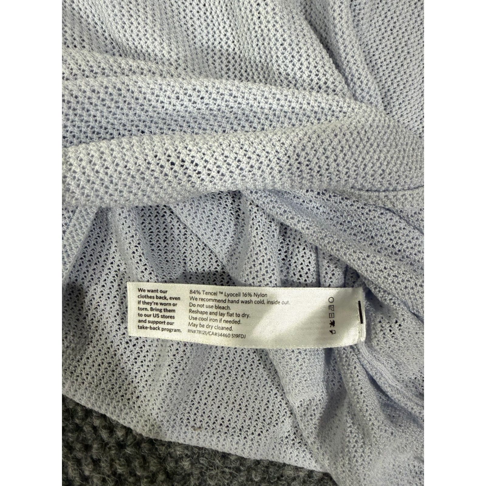 Eileen Fisher Eileen Fisher Sweater Womens Small blue Lightweight Open Knit Long Sleeve Casual Size S / US 4 / IT 40 - 5 Thumbnail