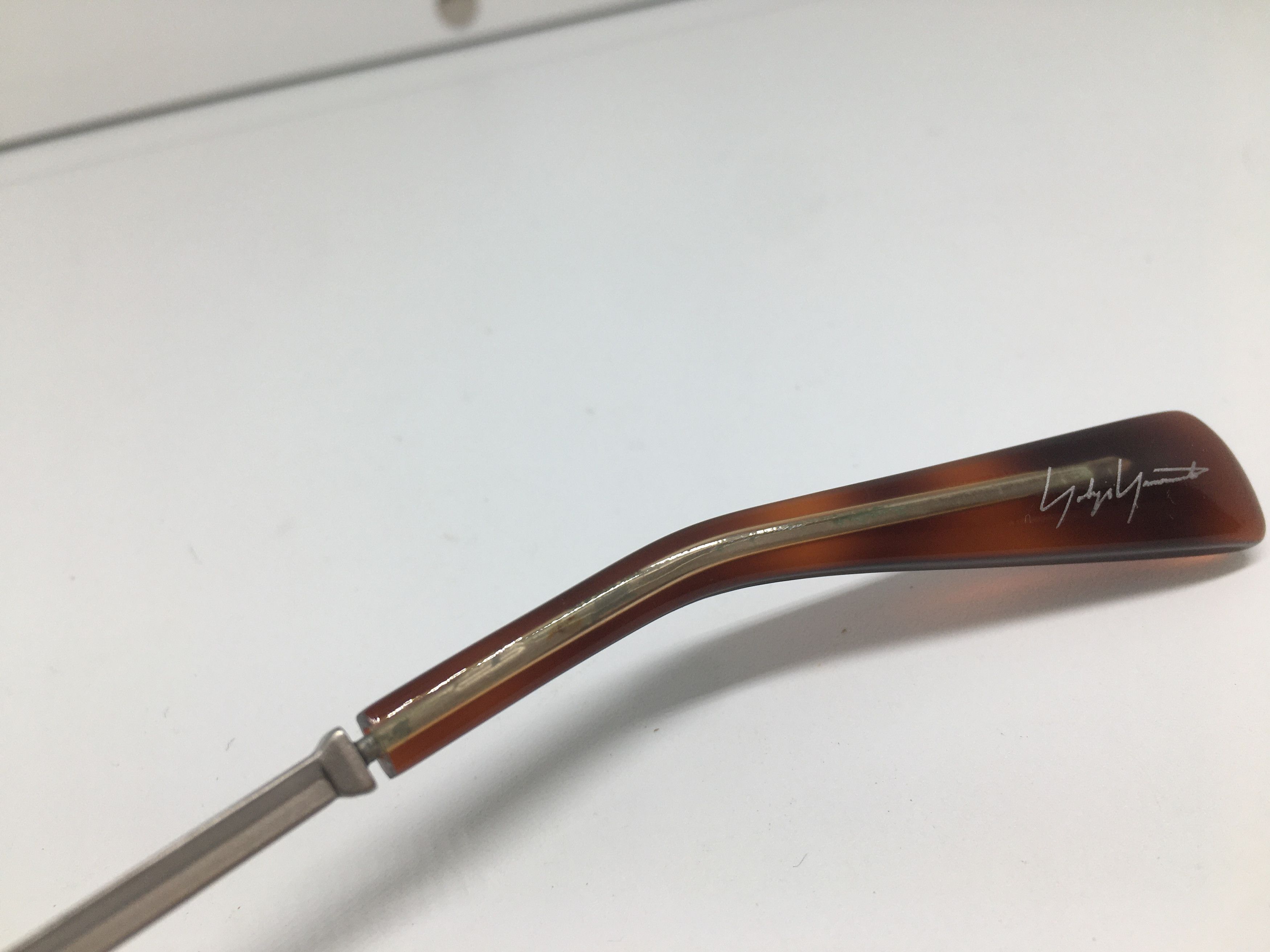 Yohji Yamamoto Yohji Yamamoto YY1024 Tortoise Cateye Eyeglasses Size ONE SIZE - 8 Thumbnail