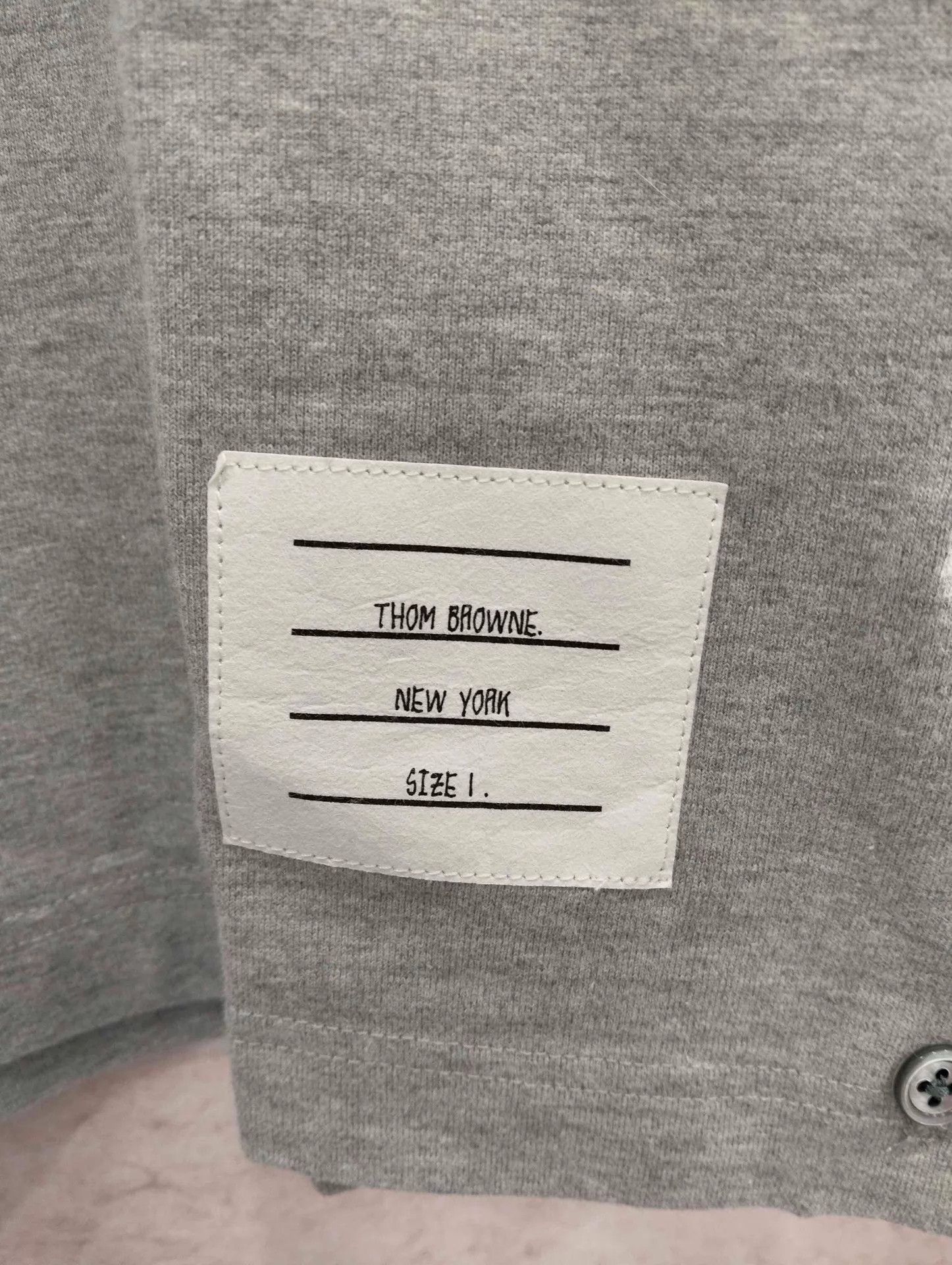 Thom Browne Thom Browne Gray Stripe Long Sleeve Shirt Size 1 Size US S / EU 44-46 / 1 - 5 Thumbnail