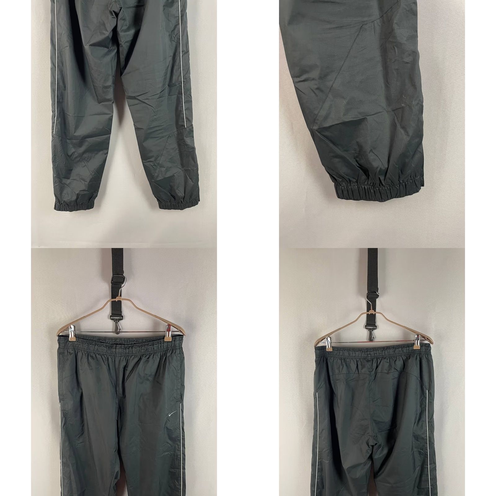 Nike Vintage Nike Pants Mens Size L Black Athletic Dept Track Elastic Waist Trouser Size US 33 - 9 Thumbnail