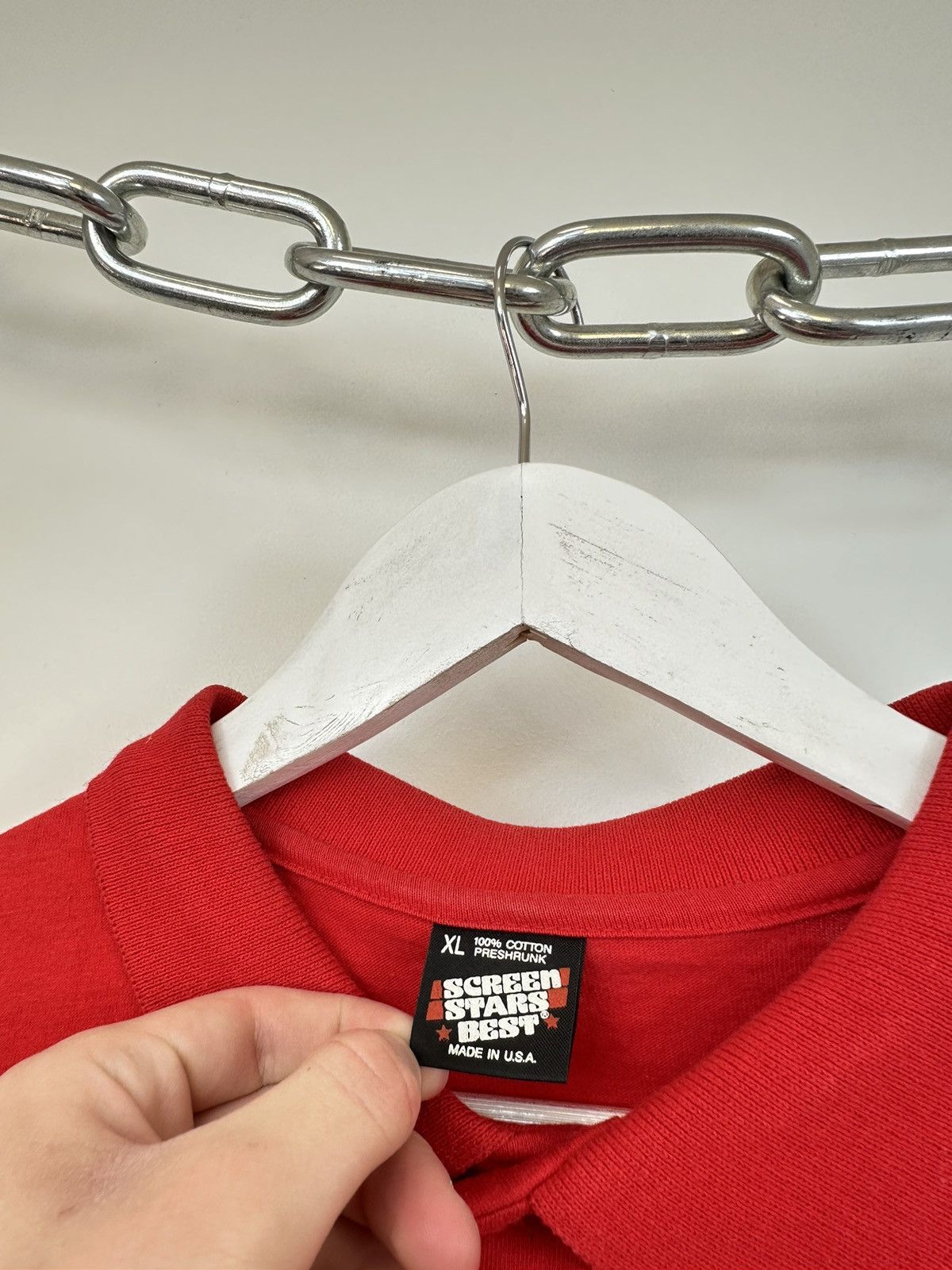 NASCAR Vintage 80s Bill Elliott NASCAR Made In USA Racing Polo Tee Size US XL / EU 56 / 4 - 10 Thumbnail