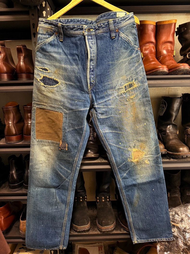 Freewheelers Freewheelers Washed raw cattle-2506 Size US 32 / EU 48 - 1 Thumbnail