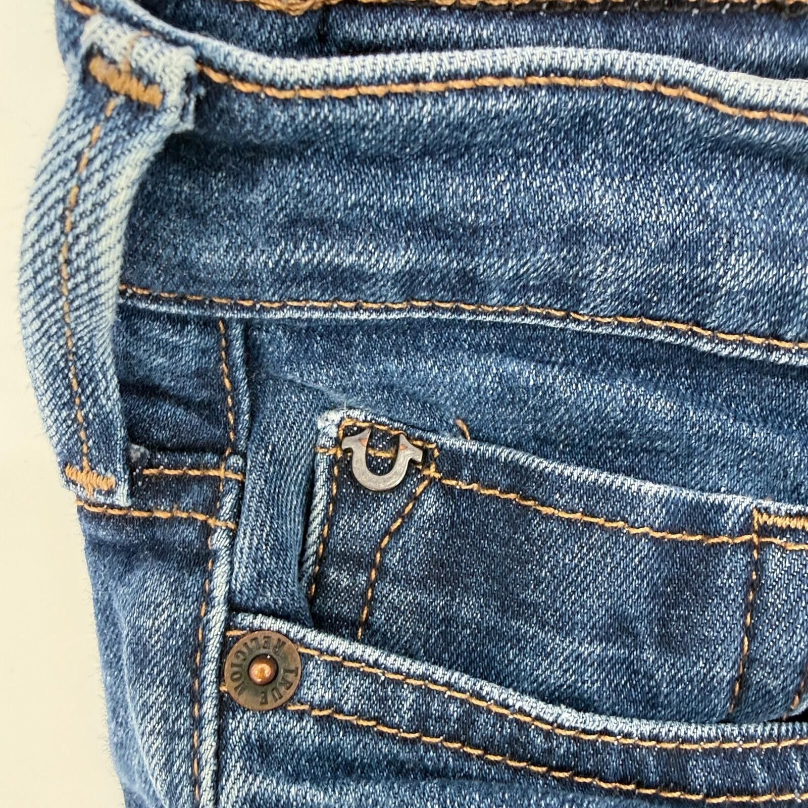 True Religion True Religion Caia Ultra High Rise Skinny Denim Women 33 Size 33" - 8 Thumbnail